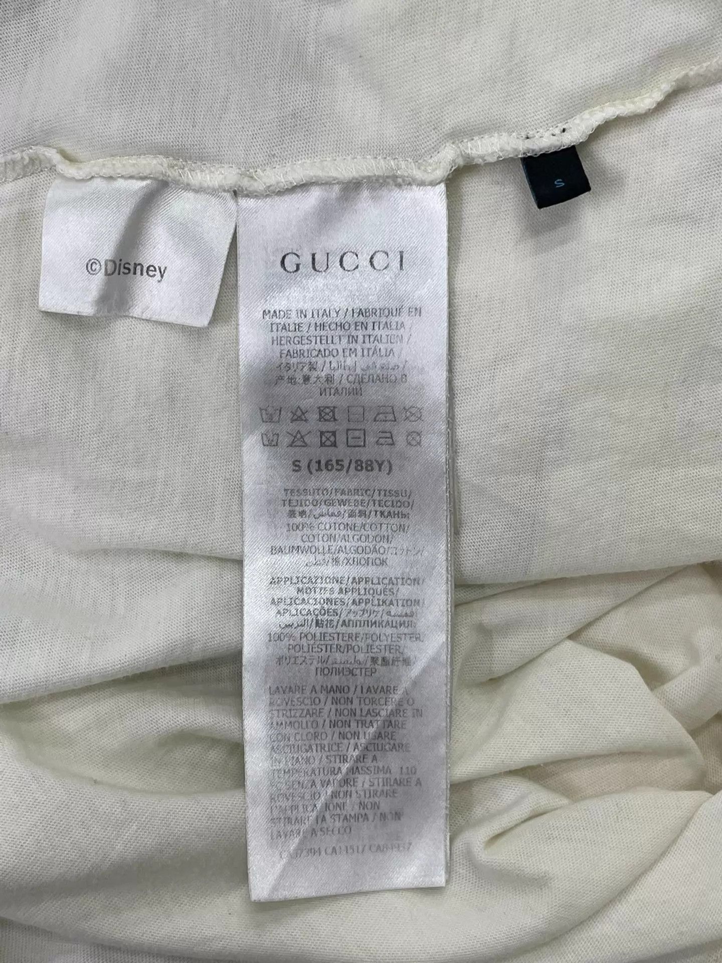 Gucci Gucci x Disney Donald Duck Playful Short Sleeve T-Shirt S Size US S / EU 44-46 / 1 - 5 Thumbnail