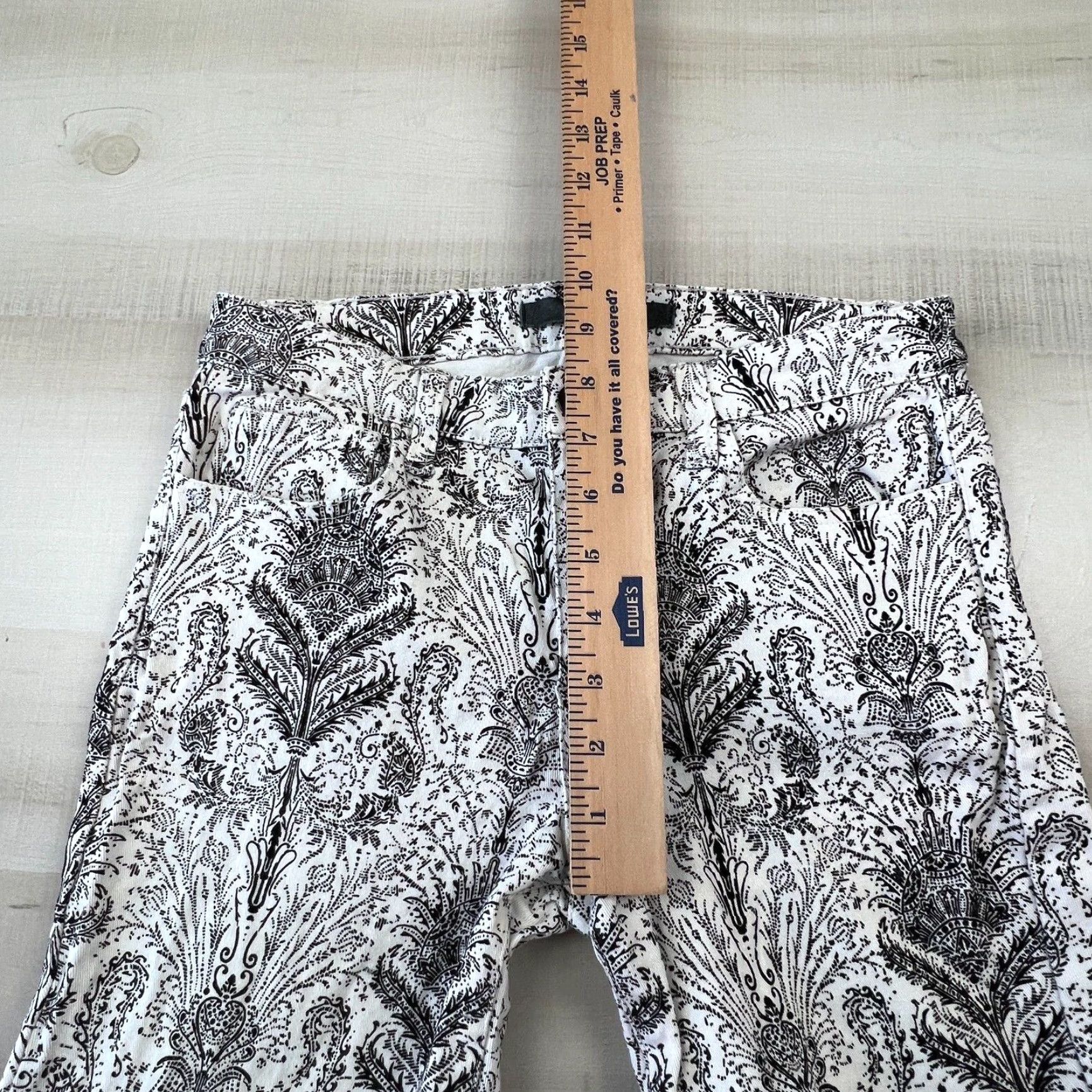 Vintage Joe's Jeans Women's White Skinny Jeans 26 Mid Rise Stretch Cotton Blend Size 26" / US 2 / IT 38 - 6 Thumbnail