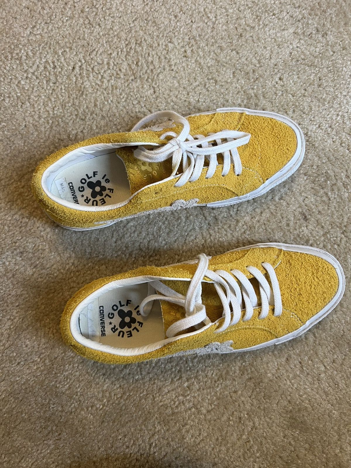 Converse × Golf le Fleur × Tyler The Creator Golf de fleur yellow converse size 7 women (size 5 men) Size US 7 / IT 37 - 2 Thumbnail
