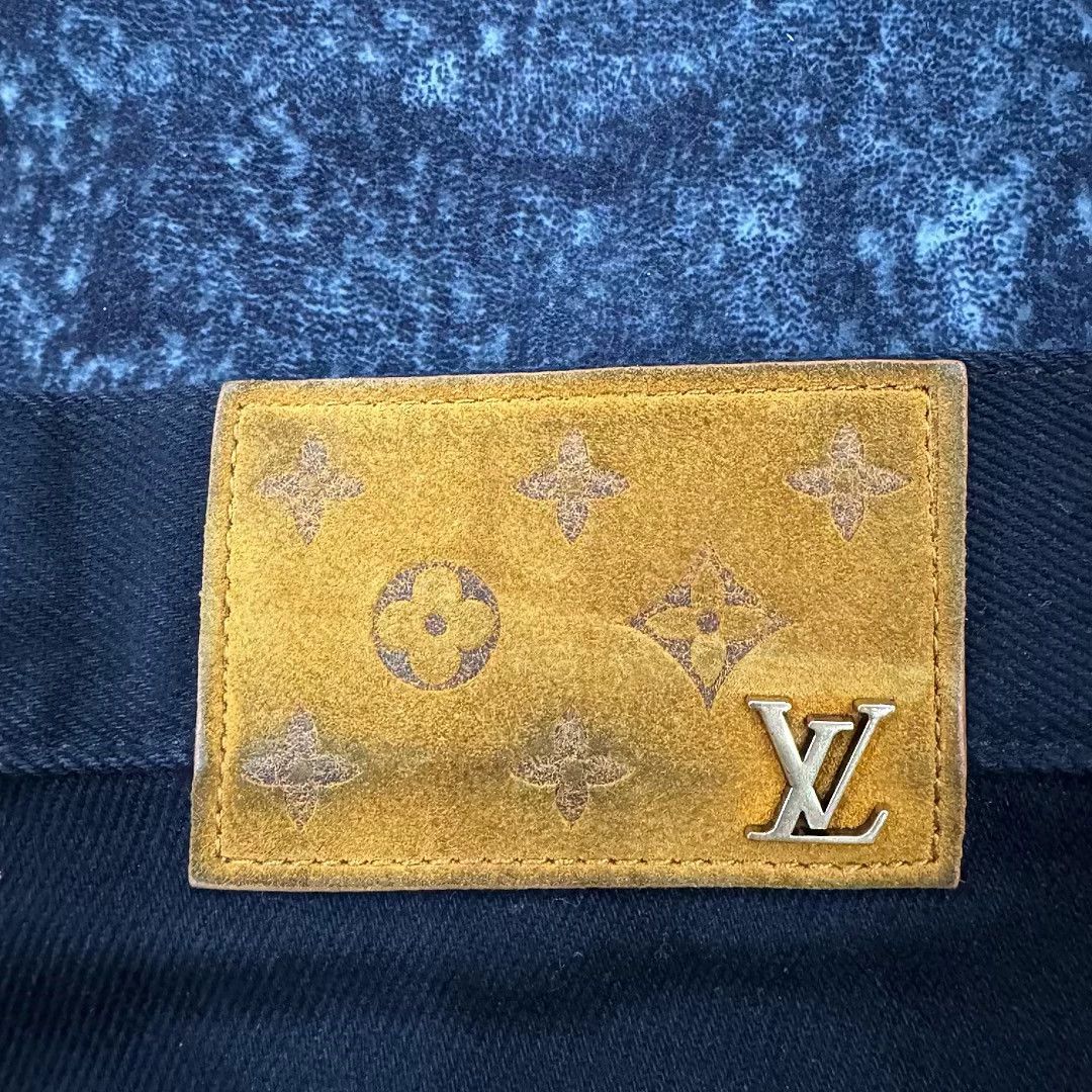 Louis Vuitton LOUIS VUITTON Black Lumber Loose Straight Cargo Jeans 31 Size US 31 - 5 Thumbnail
