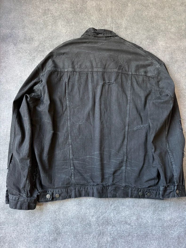 Balenciaga Balenciaga Distressed Denim Jacket for Men-2505 Size US S / EU 44-46 / 1 - 2 Thumbnail