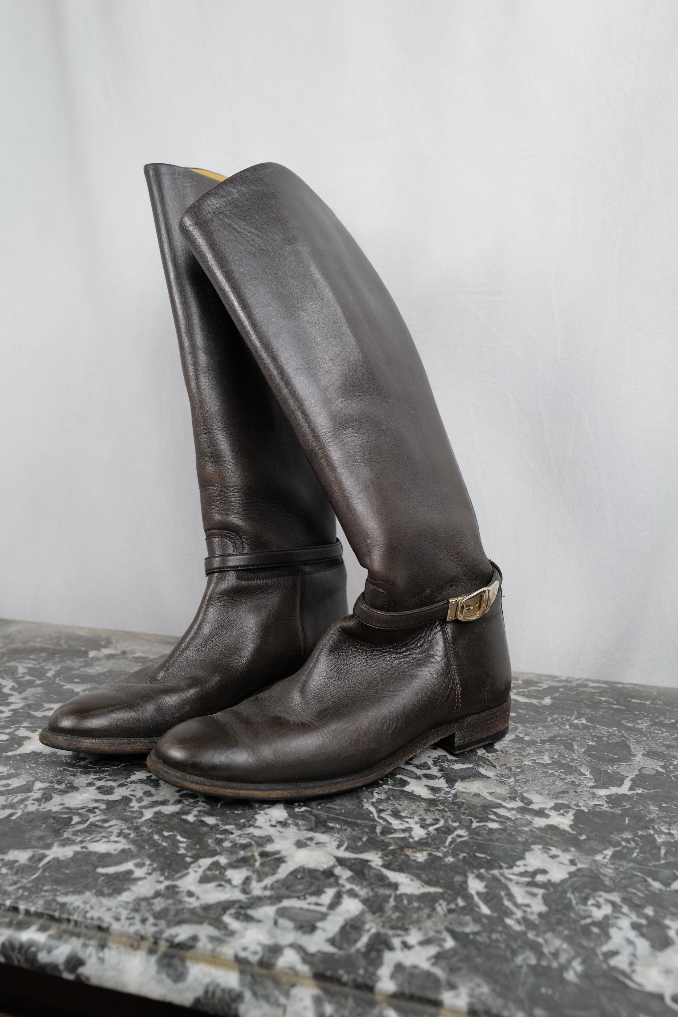 Gucci GUCCI LEATHER BOOTS Size US 7 / IT 37 - 3 Thumbnail