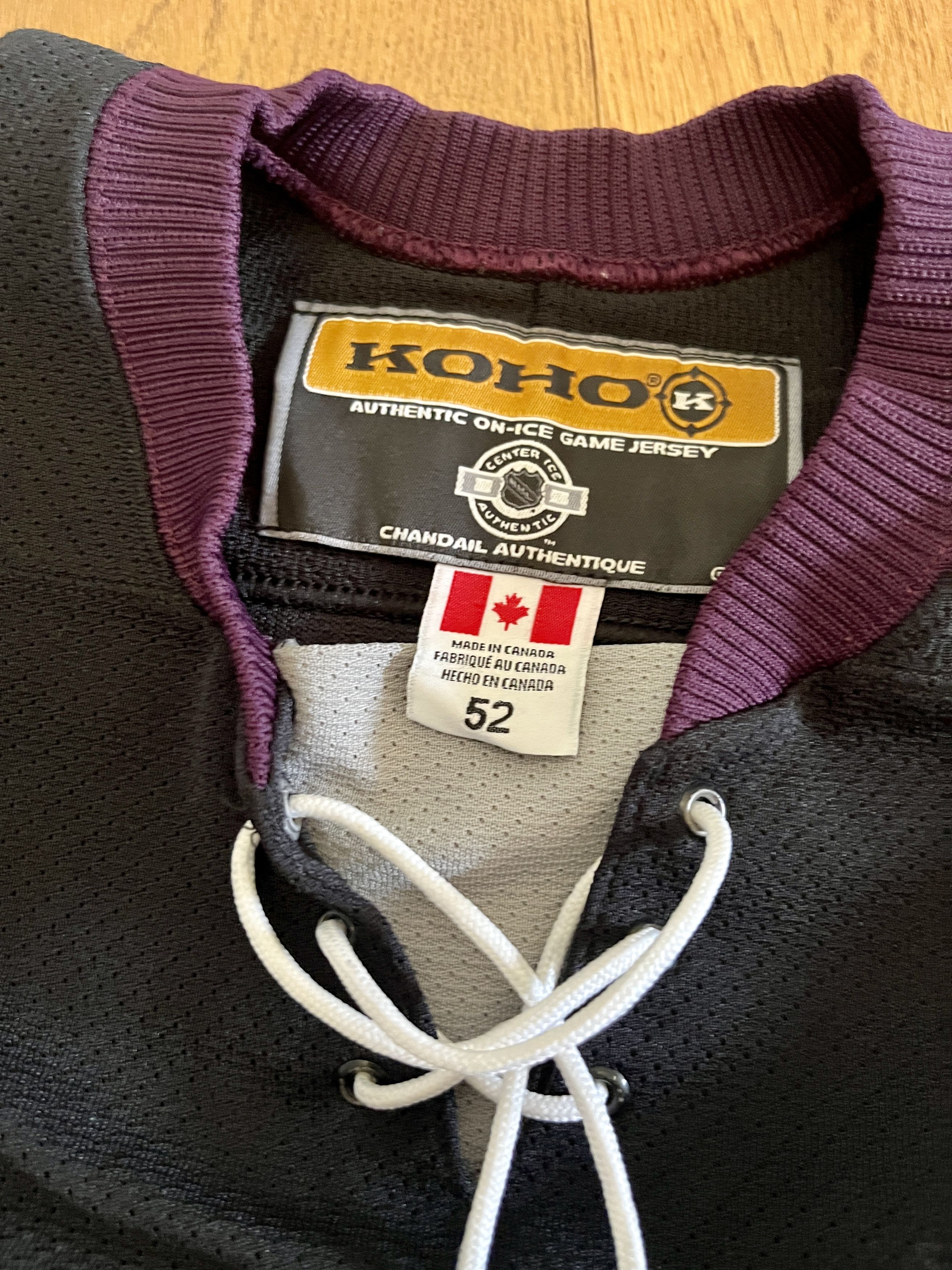 Vintage Authentic On Ice Koho Mighty Ducks Jersey 52 Pro Fight Strap Size US XL / EU 56 / 4 - 1 Thumbnail