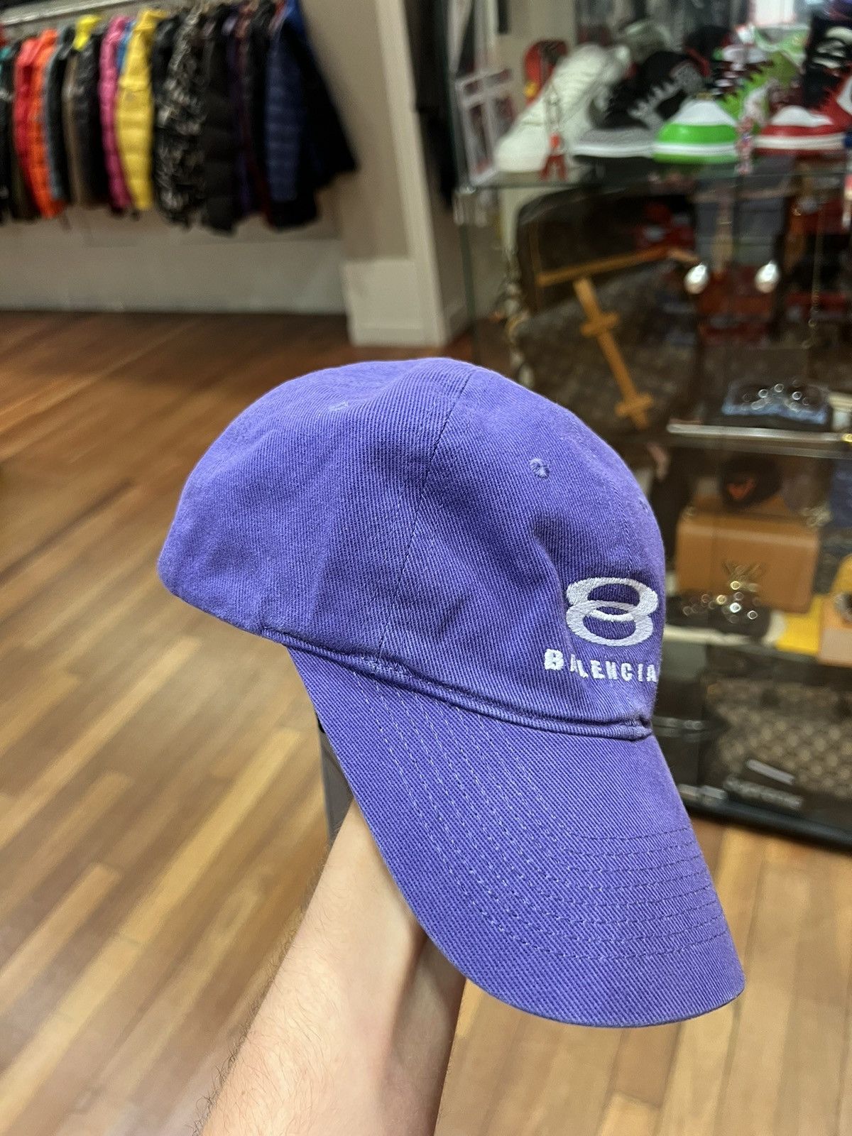 Balenciaga Balenciaga unity logo cap purple Size ONE SIZE - 2 Thumbnail