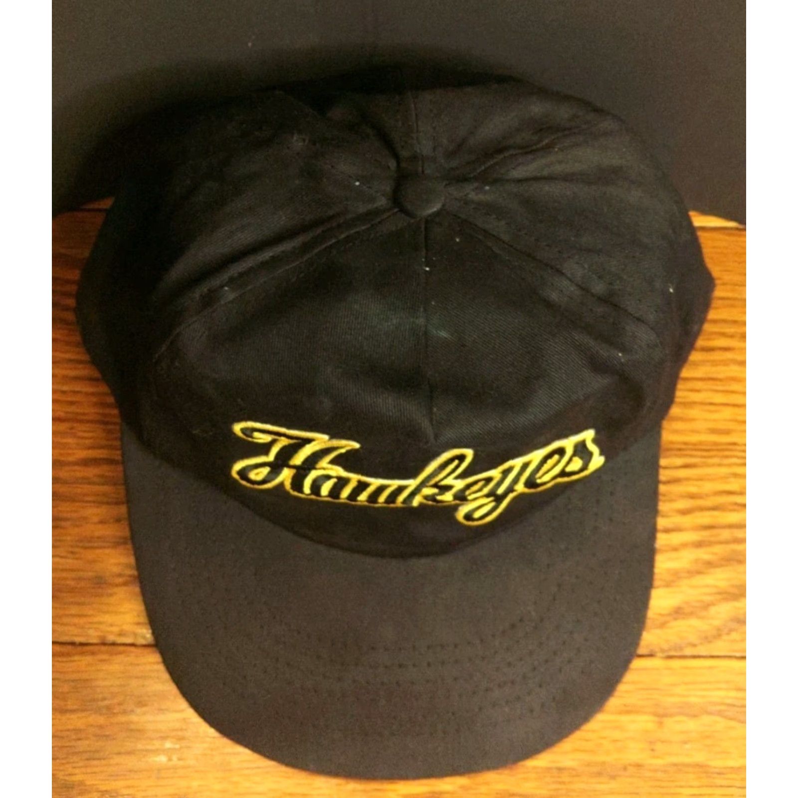 Vintage VINTAGE Universal Iowa Hawkeyes Hat Cap Black Snapback Spell Out Collegiate Sports Universal Hat Mens Adjustable Black Canvas 90s Hawkeyes College"} Size ONE SIZE - 2 Thumbnail