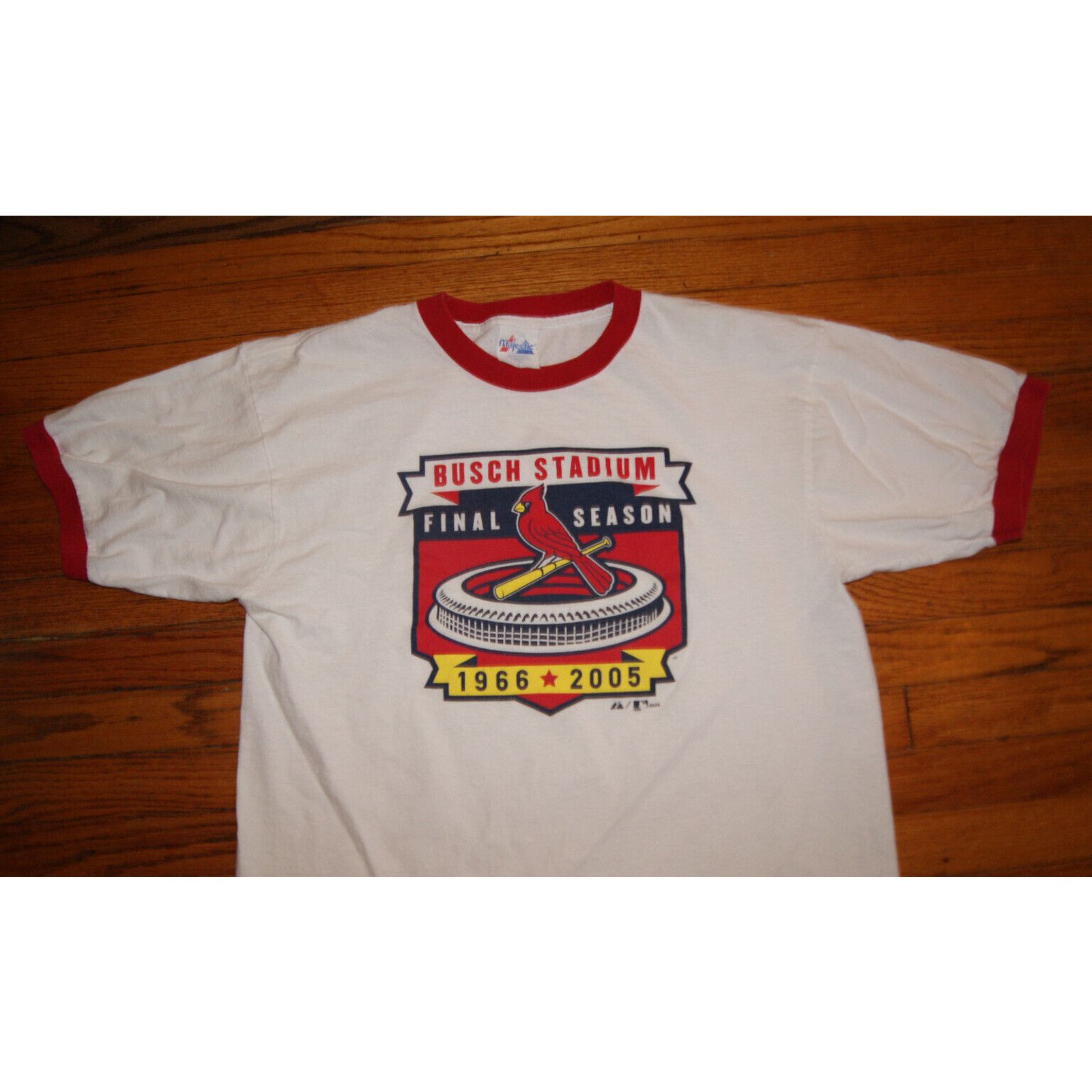 Majestic St Louis Cardinals 2005 Busch Stadium L TShirt Majestic USA Size US L / EU 52-54 / 3 - 1 Thumbnail