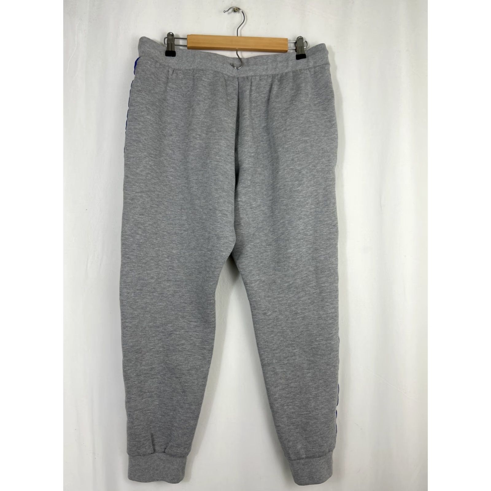 Oakley Oakley Mens Large Custom Fit Gray Ankle Piping Joggers Blue Black 34x28 Pants Activewear Mens L Size US 33 - 7 Thumbnail