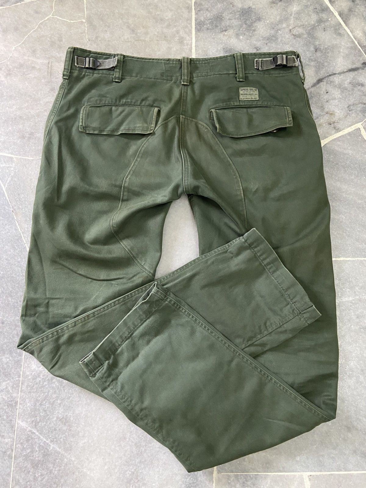 Supreme Supreme Vintage Supreme Mfg Co OG 107 Military Pants Size US 29 - 3 Thumbnail