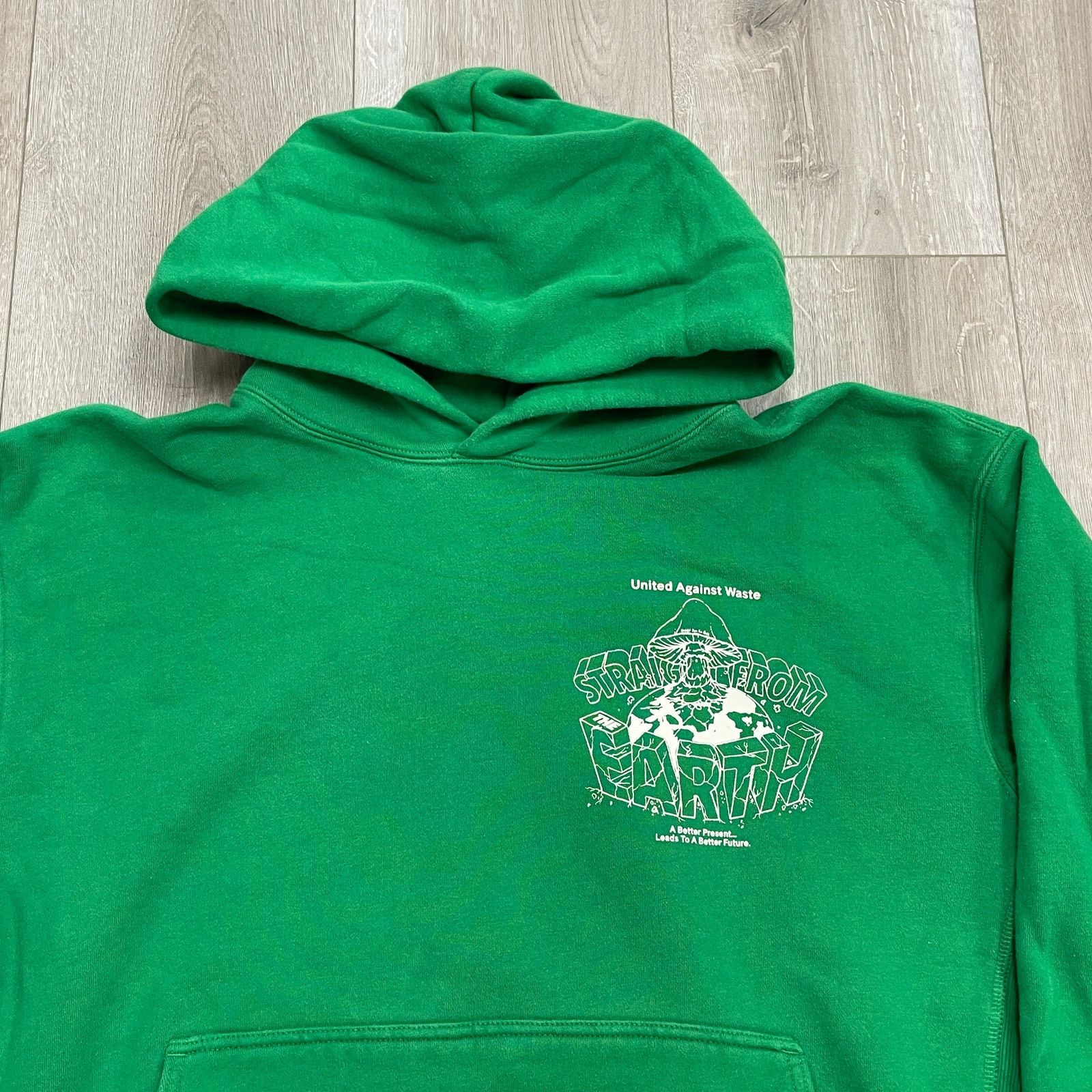 H&M H&M Edition By John Bodega Green Hoodie Sweater size XL B8 Size US XL / EU 56 / 4 - 2 Thumbnail