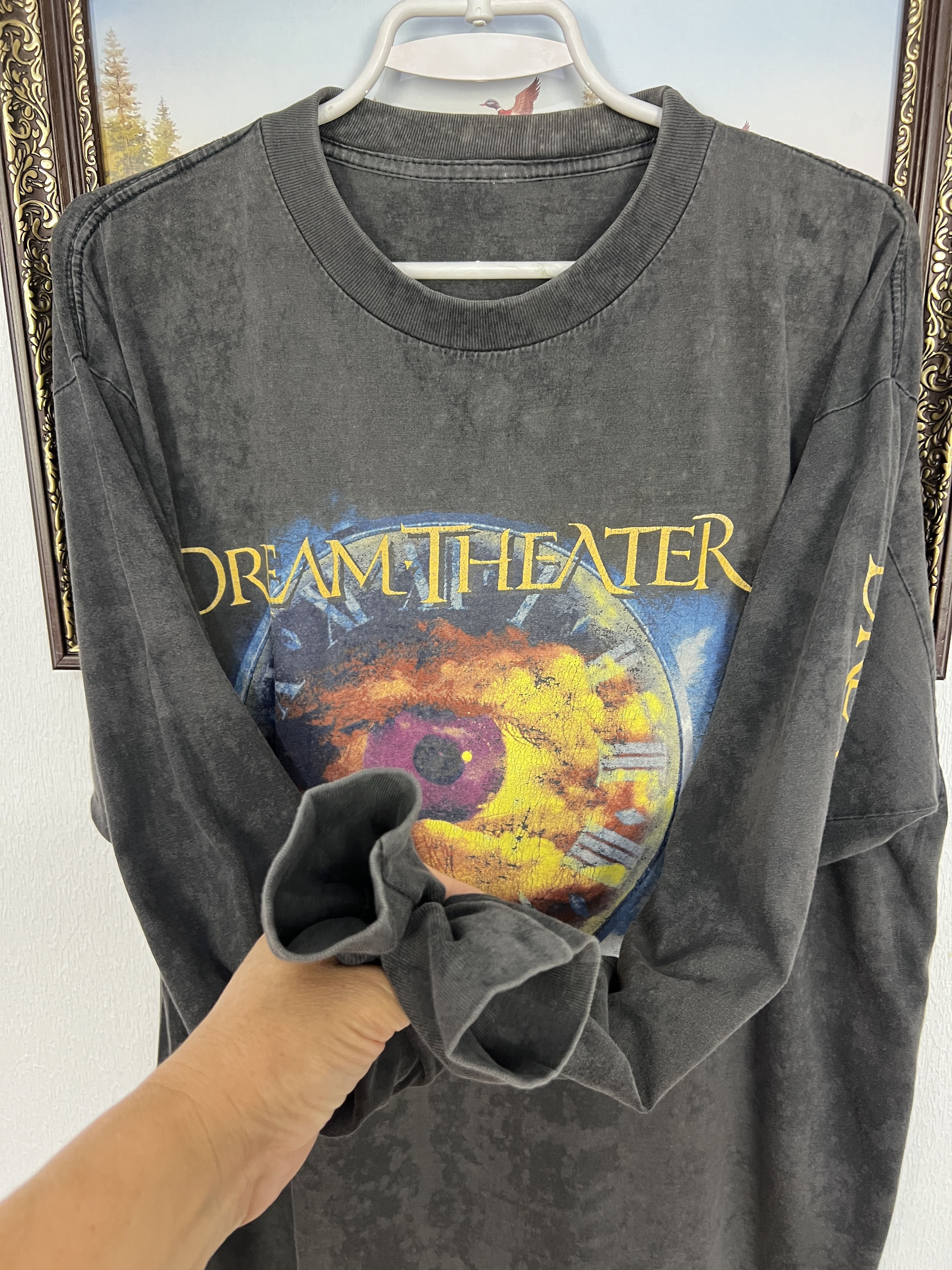 Vintage Vintage 90's Dream Theater Waking Up The World Long Shirt Size US L / EU 52-54 / 3 - 5 Thumbnail