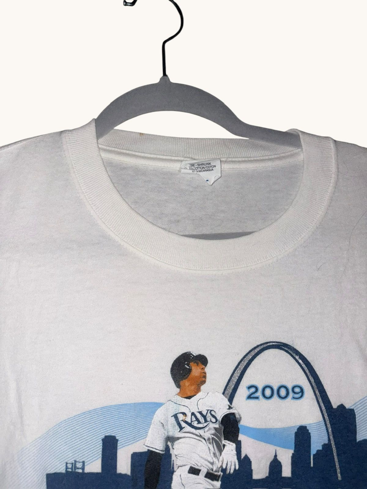 Delta Vintage Tampa Bay Rays Carlos Pena T-Shirt Size US XL / EU 56 / 4 - 2 Thumbnail