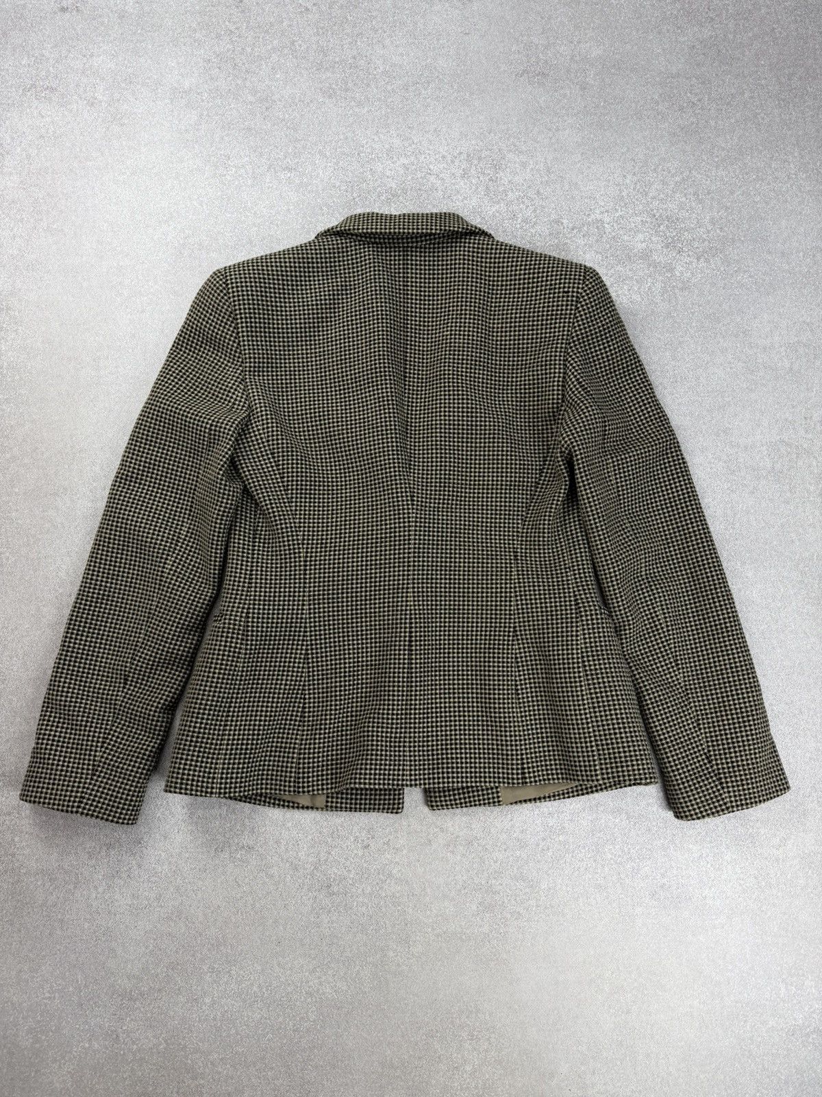 Giorgio Armani Vintage Giorgio Armani Classic Houndstooth Blazer Size 46 Size L / US 10 / IT 46 - 9 Thumbnail