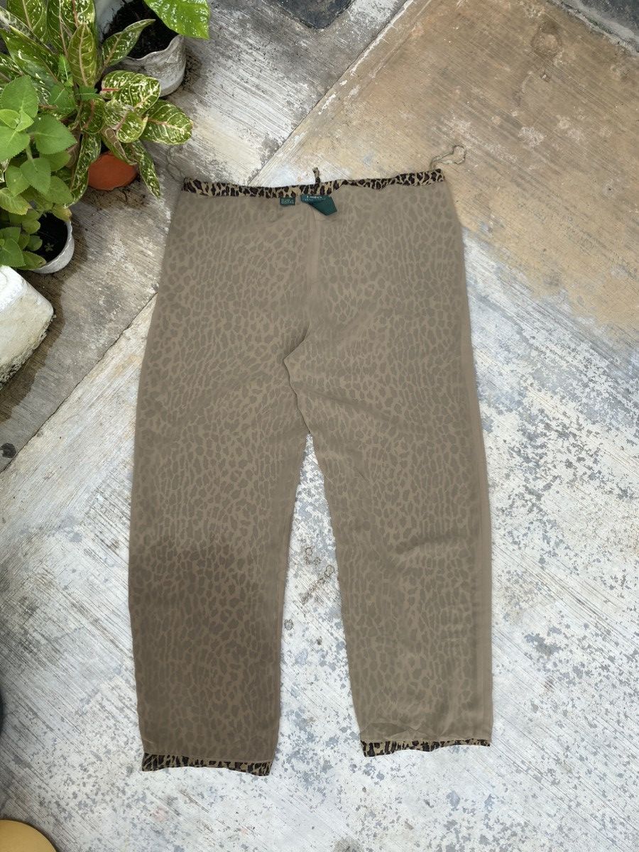 Lauren Ralph Lauren Lauren Ralph Lauren Leopard Wide Leg Silk Pant Size 36" / US 14 / IT 50 - 3 Thumbnail