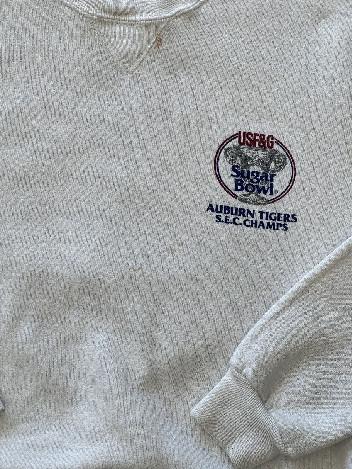 NCAA × Vintage Vintage 1988 Sugar Bowl Auburn vs. Syracuse Crewneck Medium Size US M / EU 48-50 / 2 - 6 Thumbnail