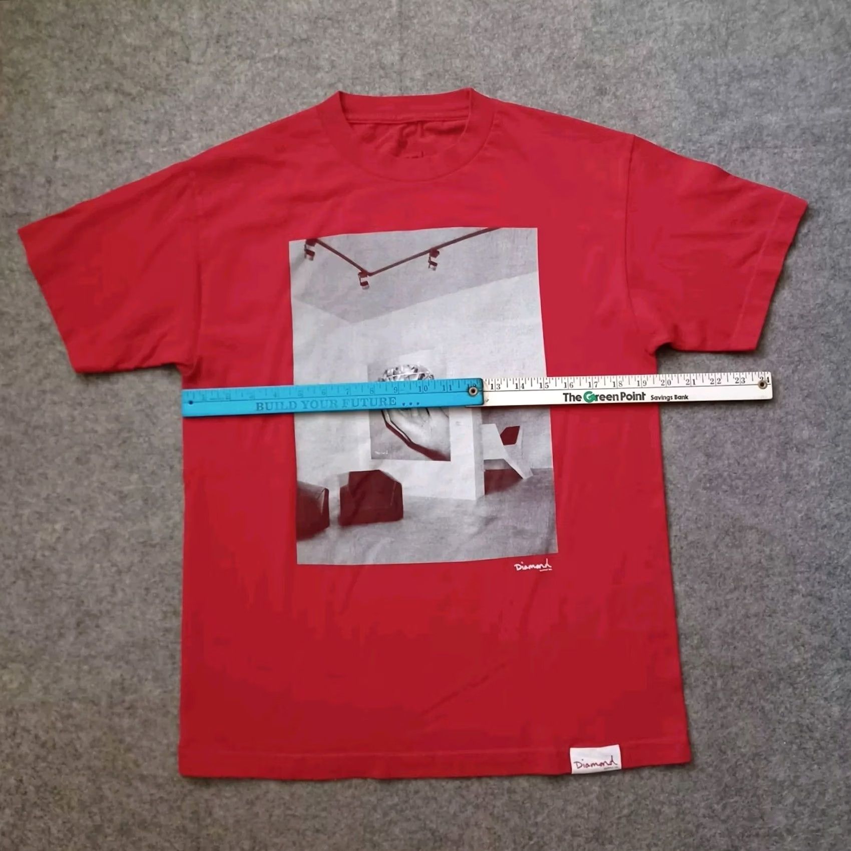 Diamond Supply Co. Diamond Supply Co T Shirt Mens Medium Red Graphic Short Sleeve Size US M / EU 48-50 / 2 - 4 Thumbnail