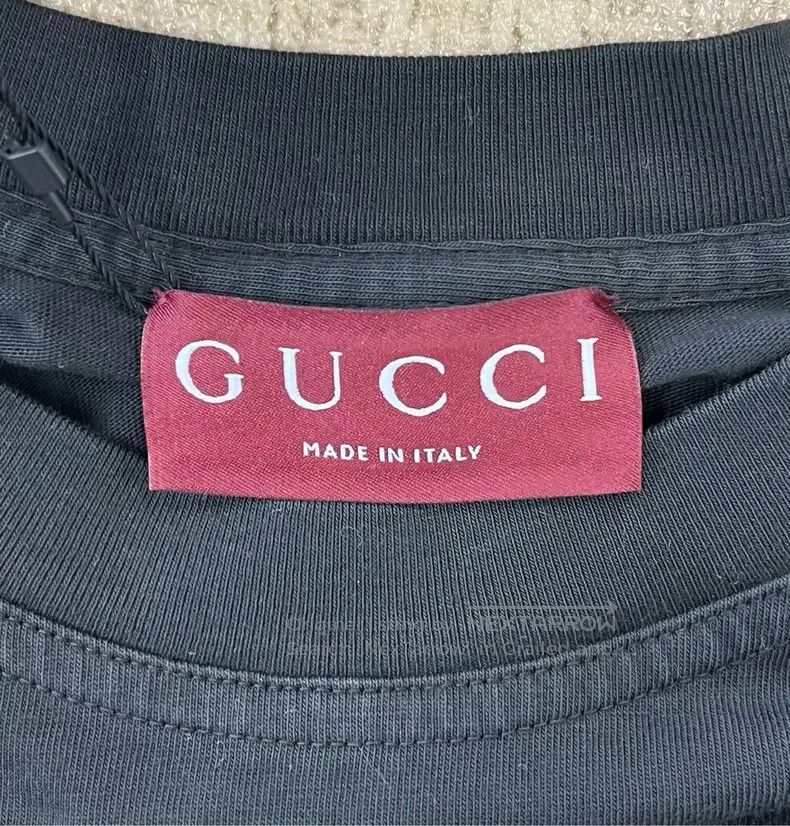 Gucci Gucci Black logo printed long-sleeved sweatshirt Size US L / EU 52-54 / 3 - 4 Thumbnail