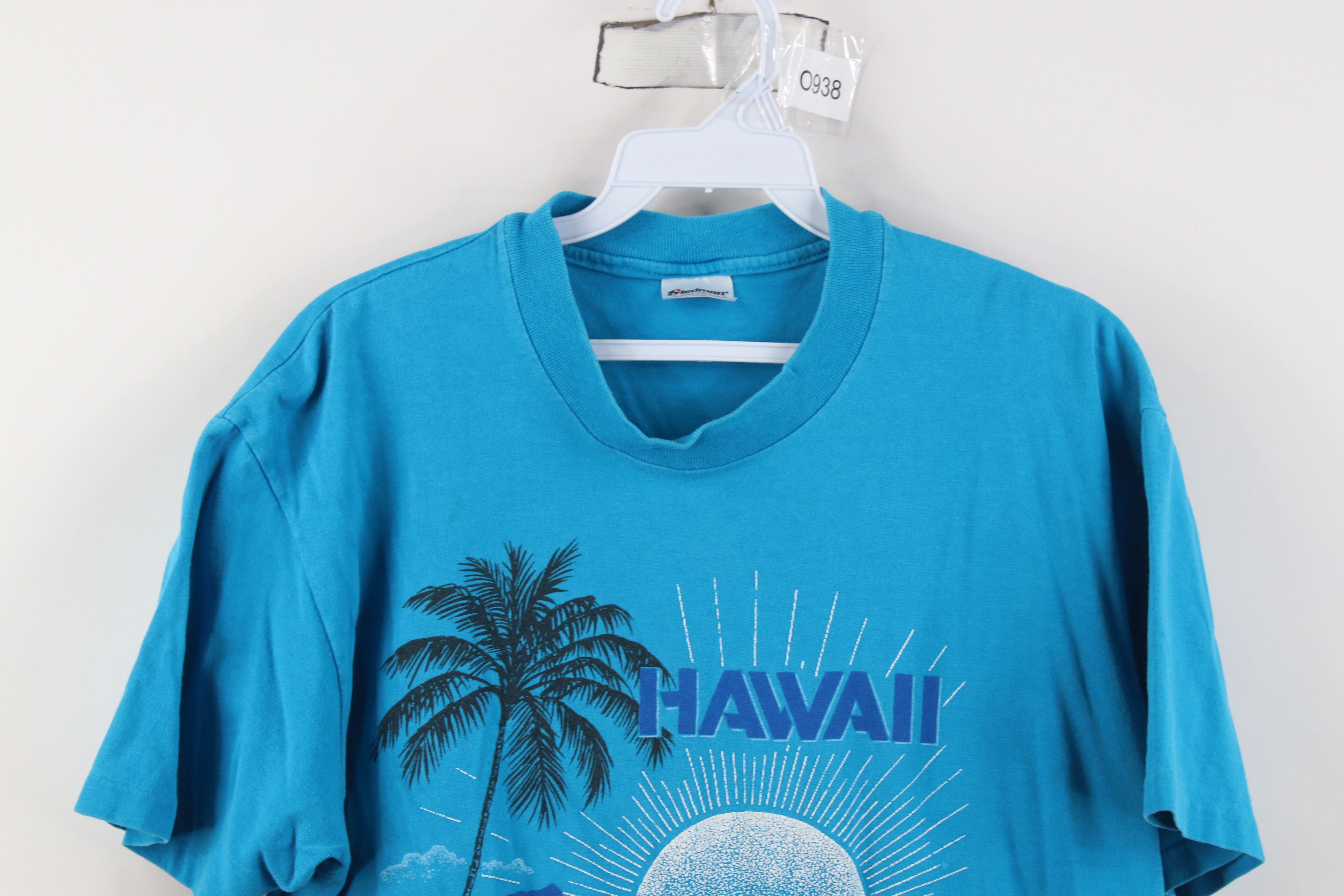 Vintage Vintage 70s 80s Streetwear Hawaii Beach Sunset T-Shirt USA Size US L / EU 52-54 / 3 - 2 Thumbnail