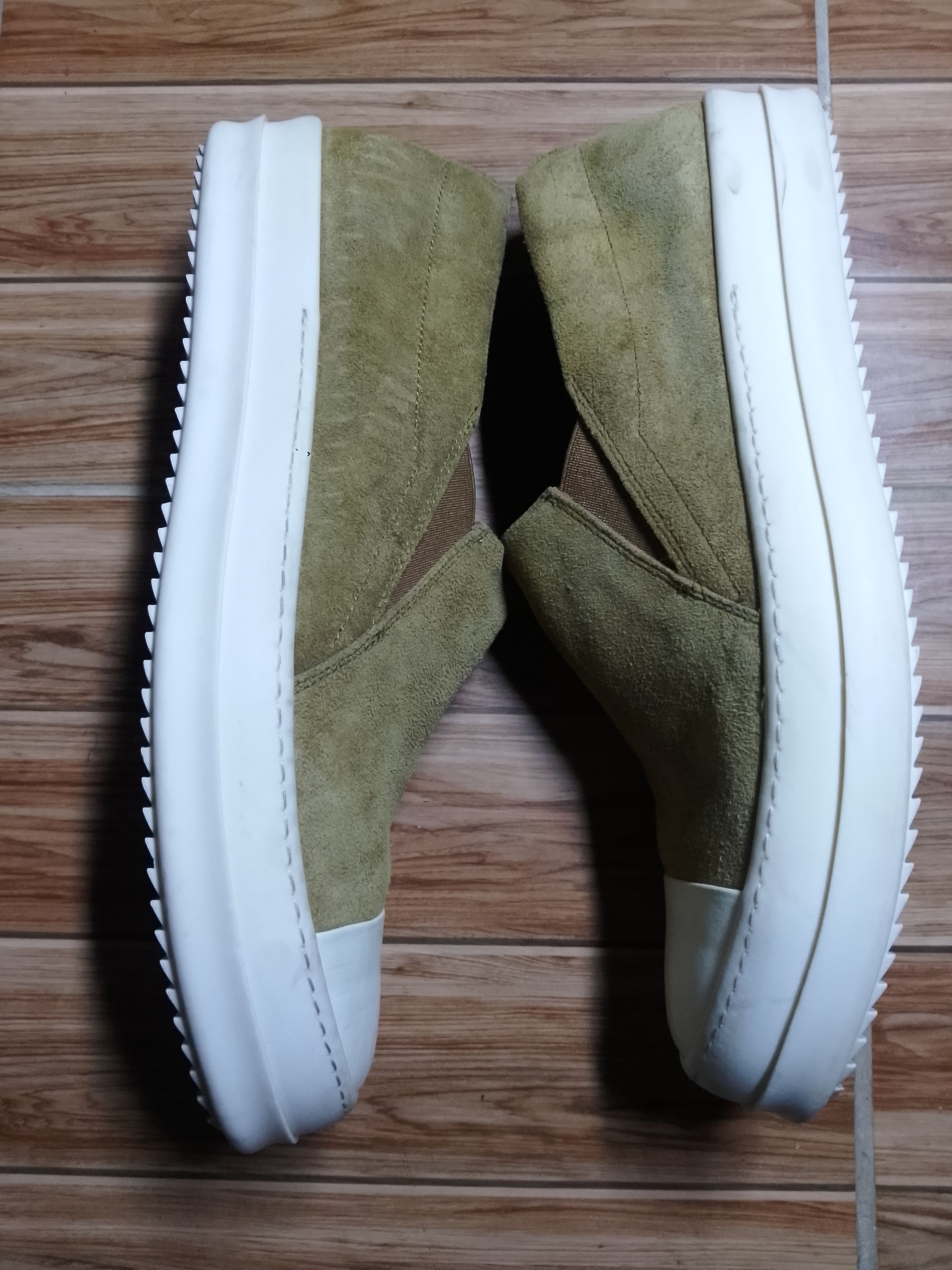 Rick Owens rick Owens tan suede mainline boat Size US 10 / EU 43 - 7 Thumbnail