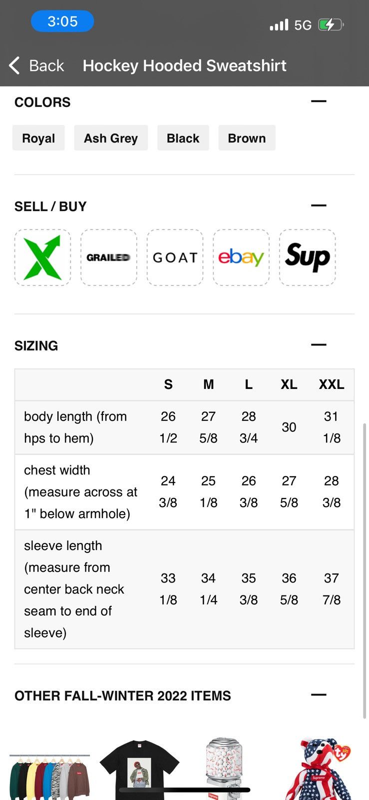 Supreme Supreme Hockey Hooded Sweatshirt Size US S / EU 44-46 / 1 - 8 Thumbnail