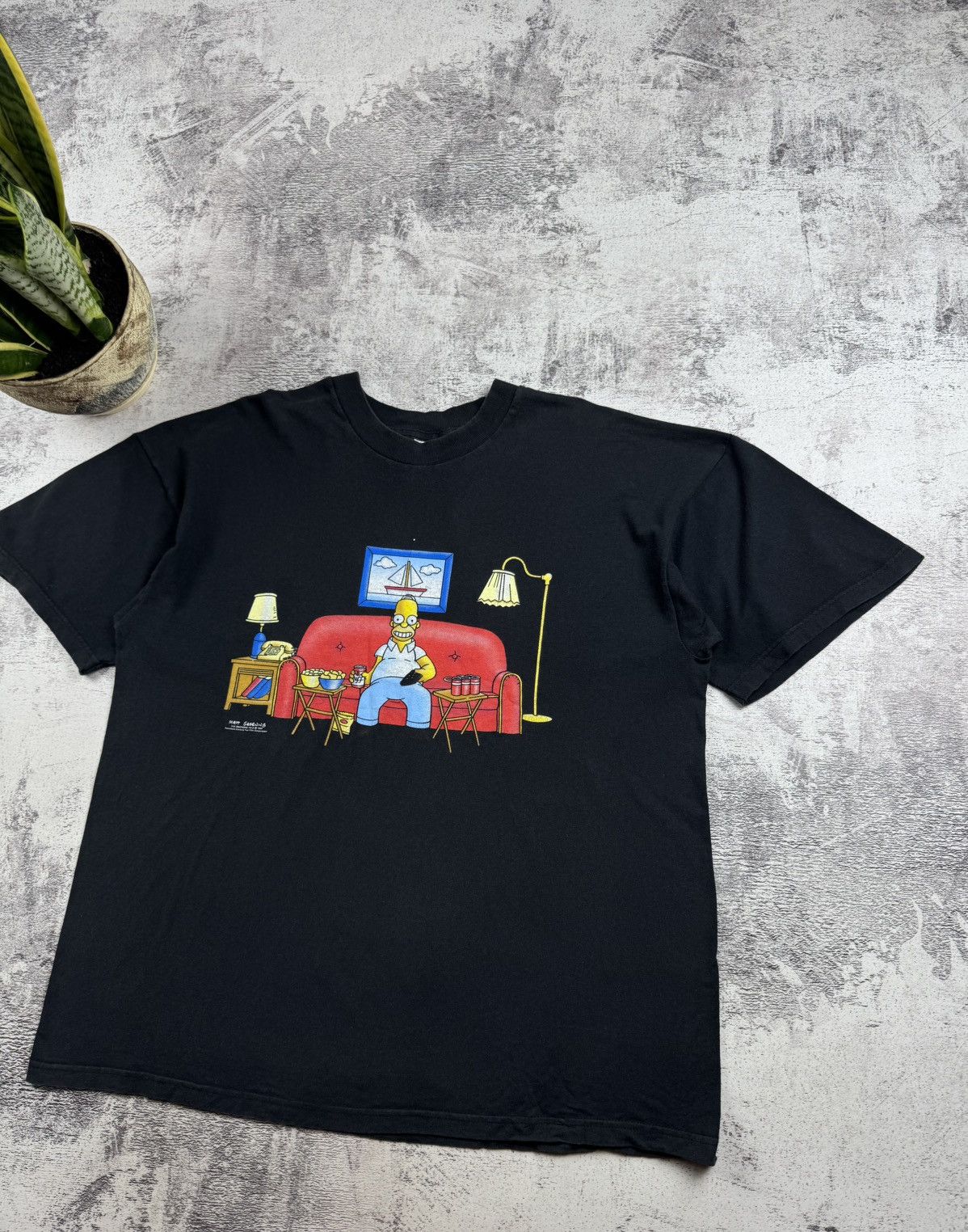 The Simpsons The Simpson Matt Groening Vintage Movie Cartoon 1998 Merch Men’s XLT Shirt Tee Size US XL / EU 56 / 4 - 5 Thumbnail