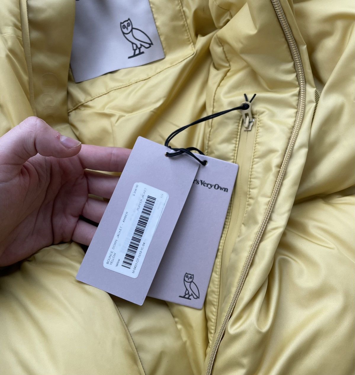 October's Very Own OVO Bounce Amber Yellow Down Parka Size US S / EU 44-46 / 1 - 8 Thumbnail