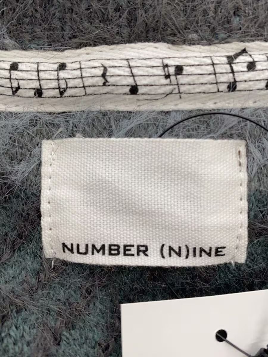 Number (N)ine Fluffy Striped Knit Sweater Size US L / EU 52-54 / 3 - 4 Thumbnail
