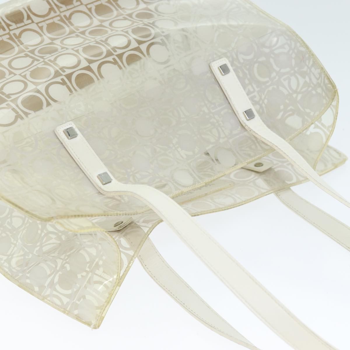 Salvatore Ferragamo Salvatore Ferragamo Tote Bag Vinyl Clear Size ONE SIZE - 6 Thumbnail