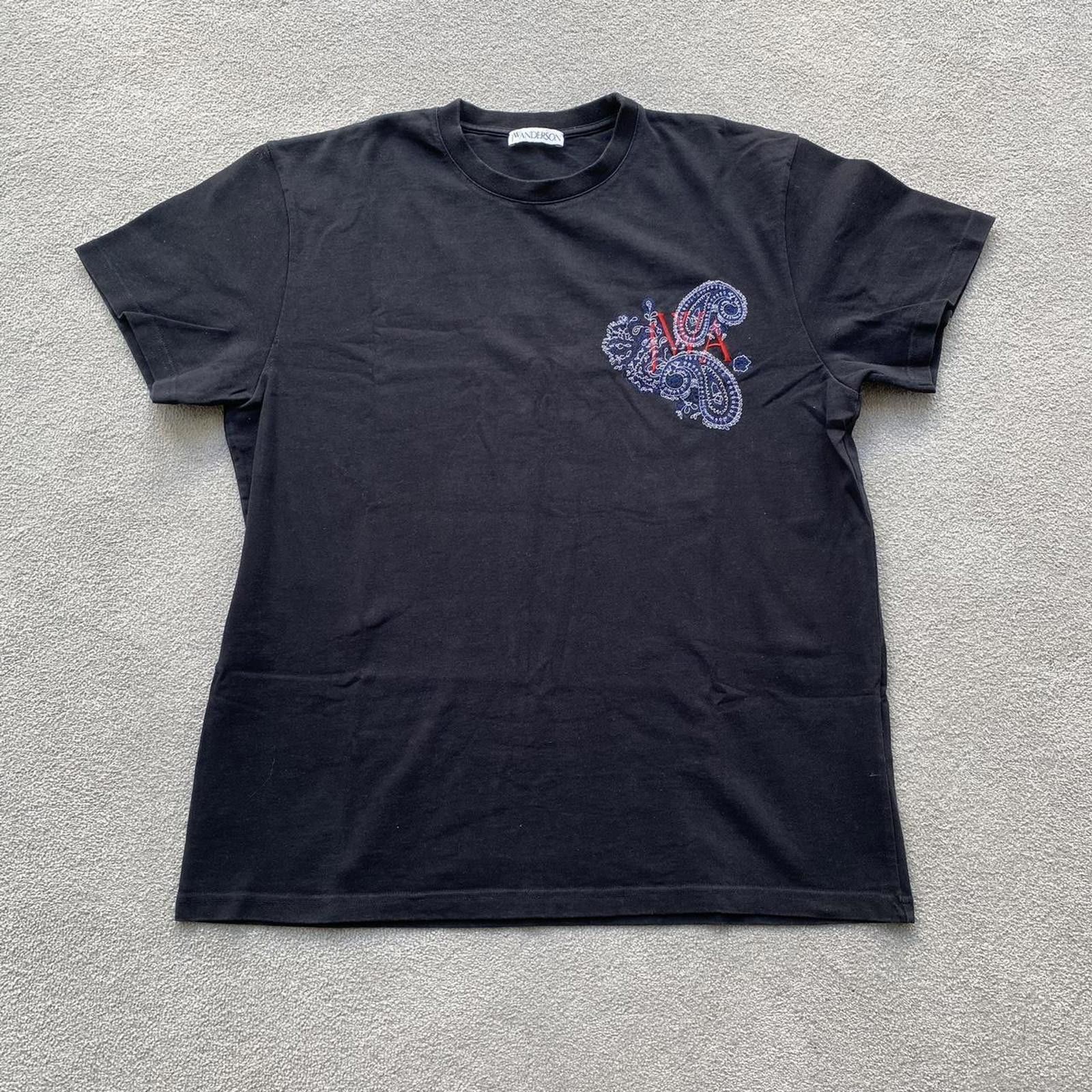 JW Anderson JW Anderson Embroidered T Shirt Tee Size US XL / EU 56 / 4 - 1 Thumbnail