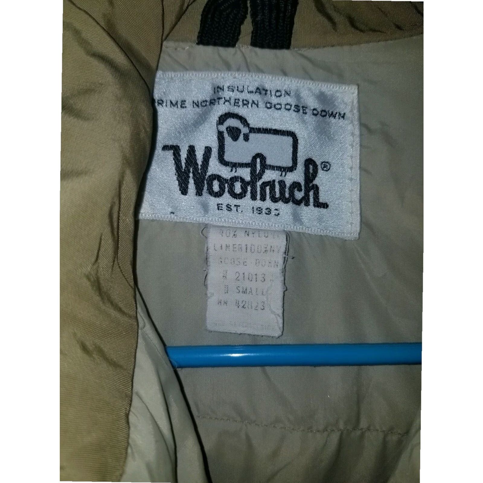 Vintage VINTAGE Woolrich Arctic Parka Goose Down Filled Tan Coat Jacket Mens Small Size US M / EU 48-50 / 2 - 5 Thumbnail