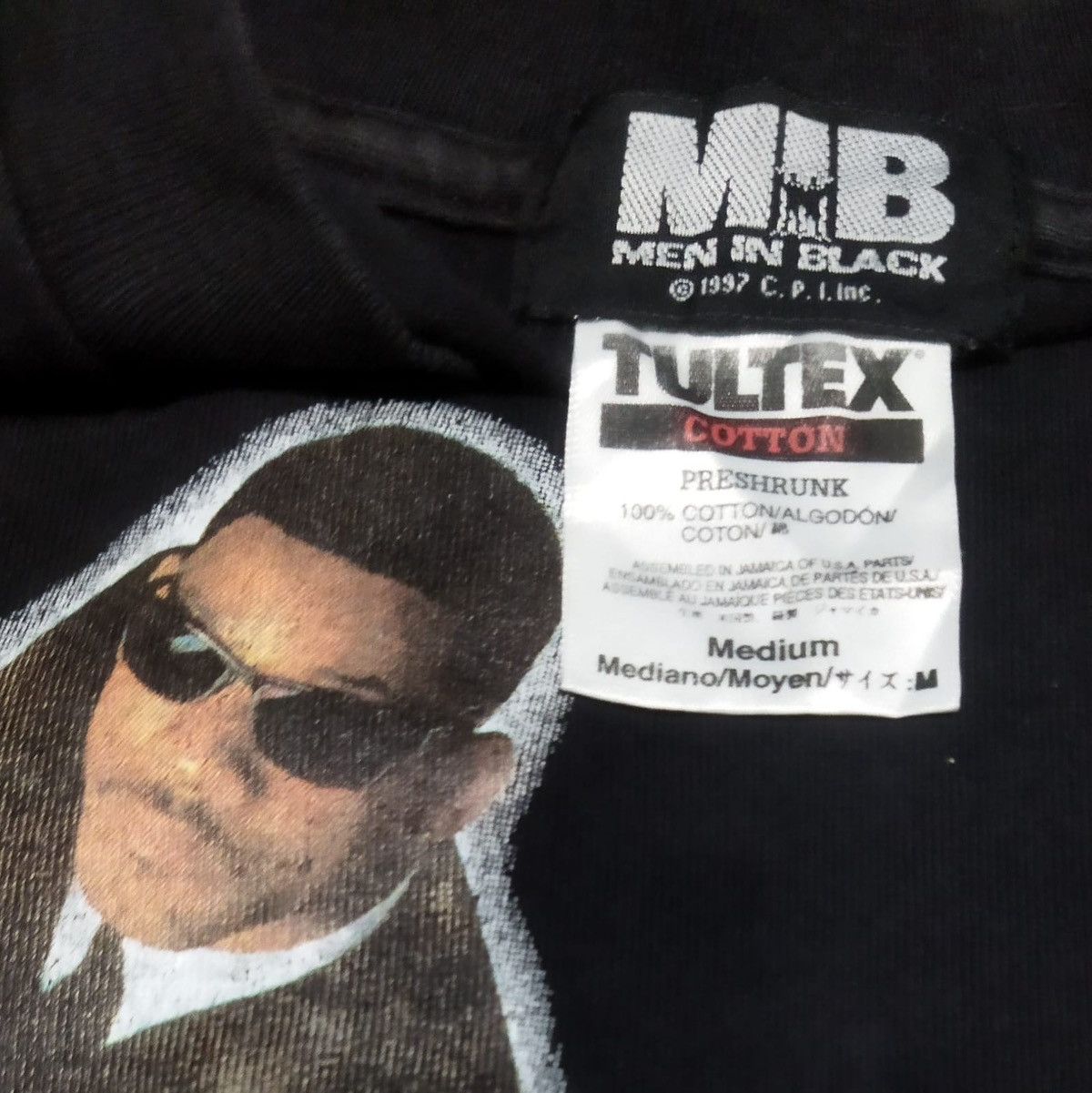 Vintage Vintage 90s Men in Black MIB Will Smith Tee Size US M / EU 48-50 / 2 - 3 Thumbnail
