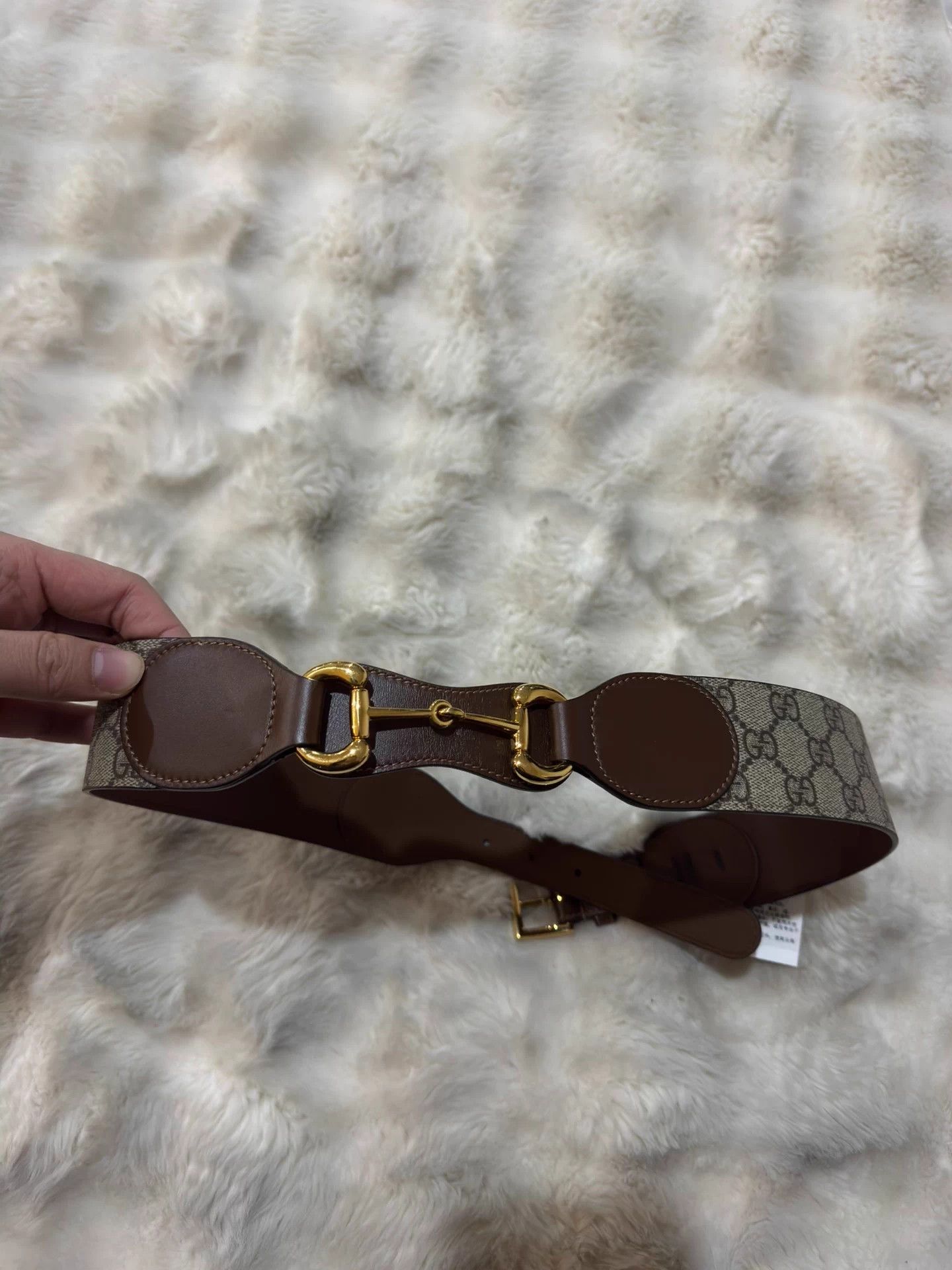 Gucci Gucci GG Supreme All Over Print Belt 85cm New With Tags Size ONE SIZE - 2 Thumbnail