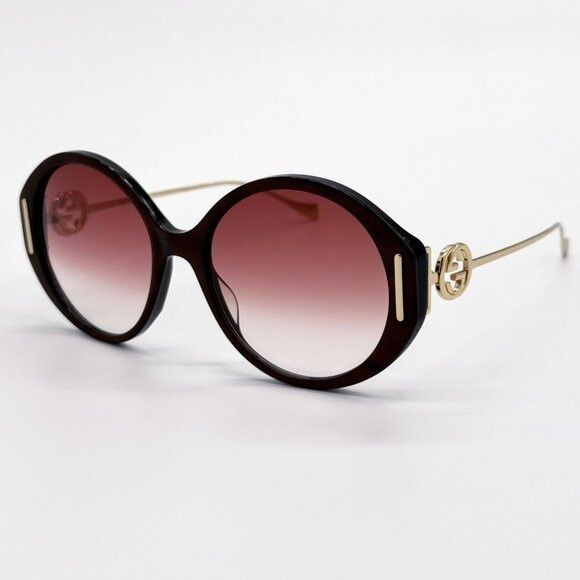 Gucci NEW GUCCI SUNGLASSES GG1202S 004 GOLD/BLACK WOMEN EYEWEA Size ONE SIZE - 4 Thumbnail