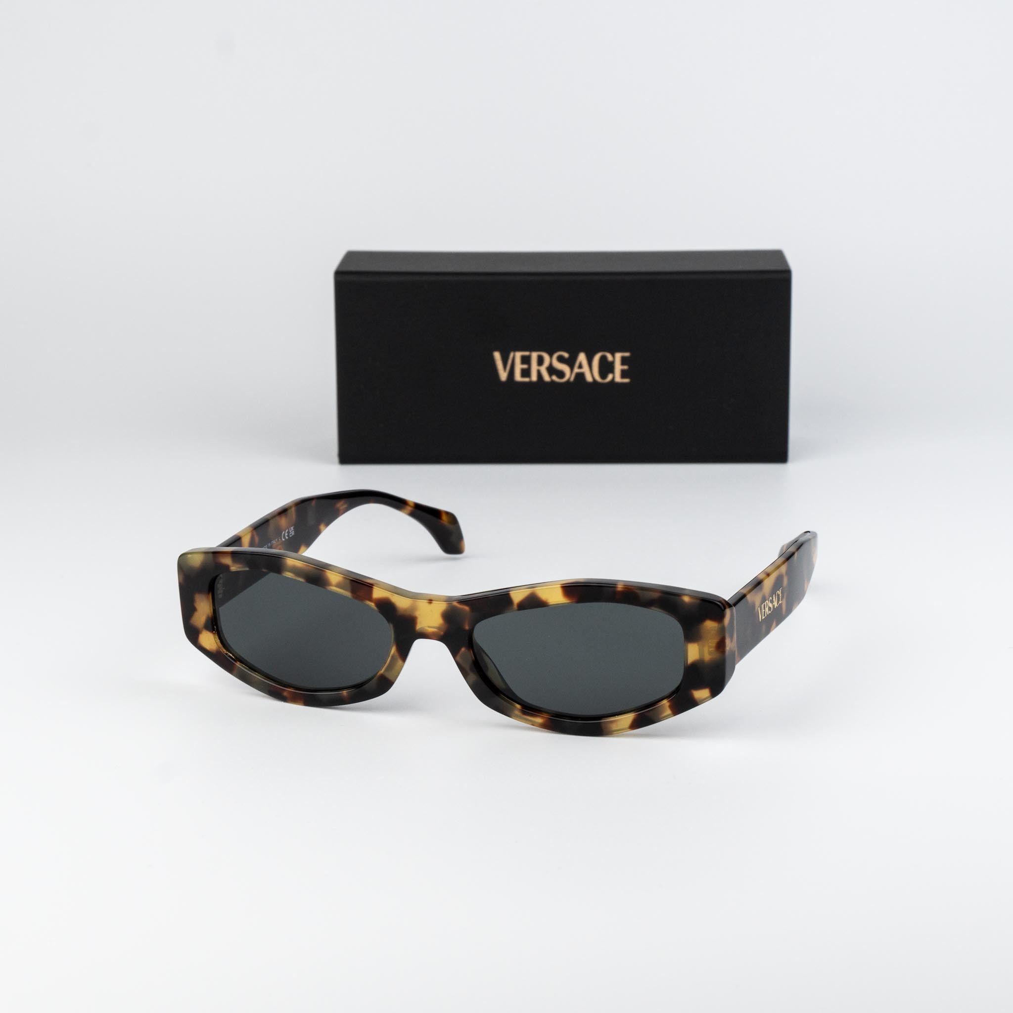 Versace Versace Women Sunglasses Oval VE4487 777/87 NEW AUTHENTIC Size ONE SIZE - 1 Thumbnail