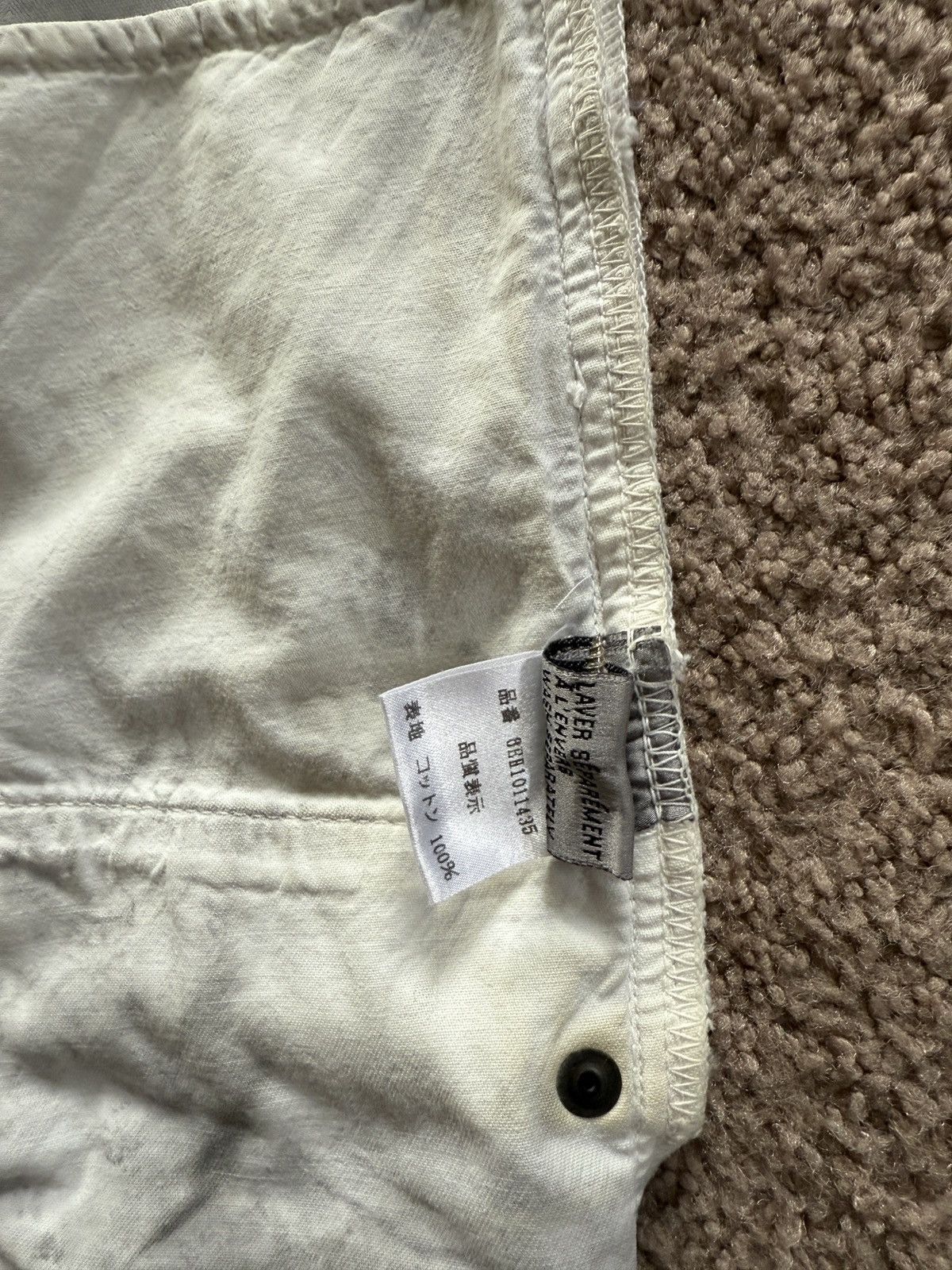 Dior SS06 Dirty Snow Man Dior Denim Size US 27 - 8 Thumbnail