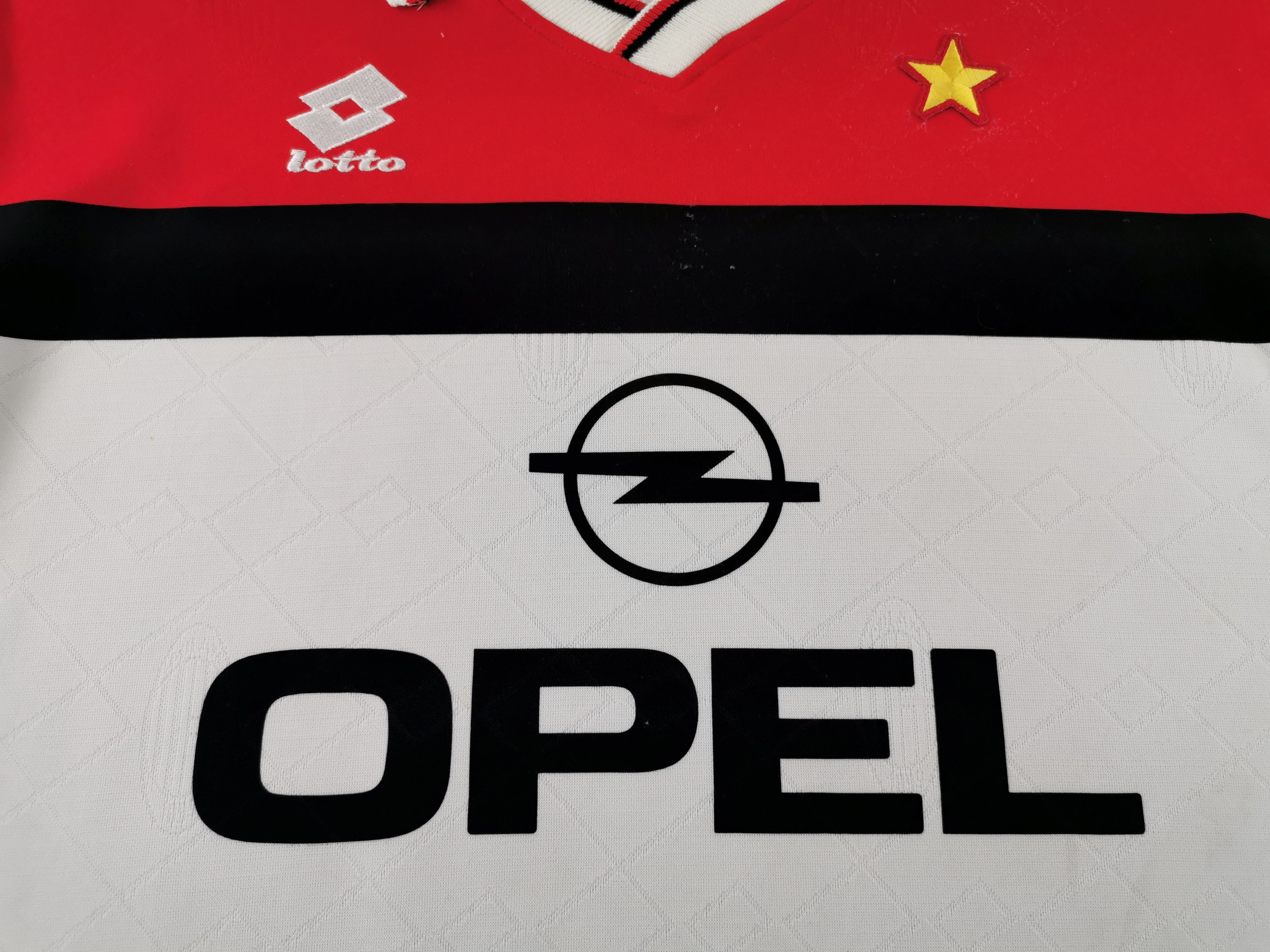 Lotto Sport Vintage 90s AC Milan Football By Lotto Jersey Made In Italy Size US L / EU 52-54 / 3 - 4 Thumbnail