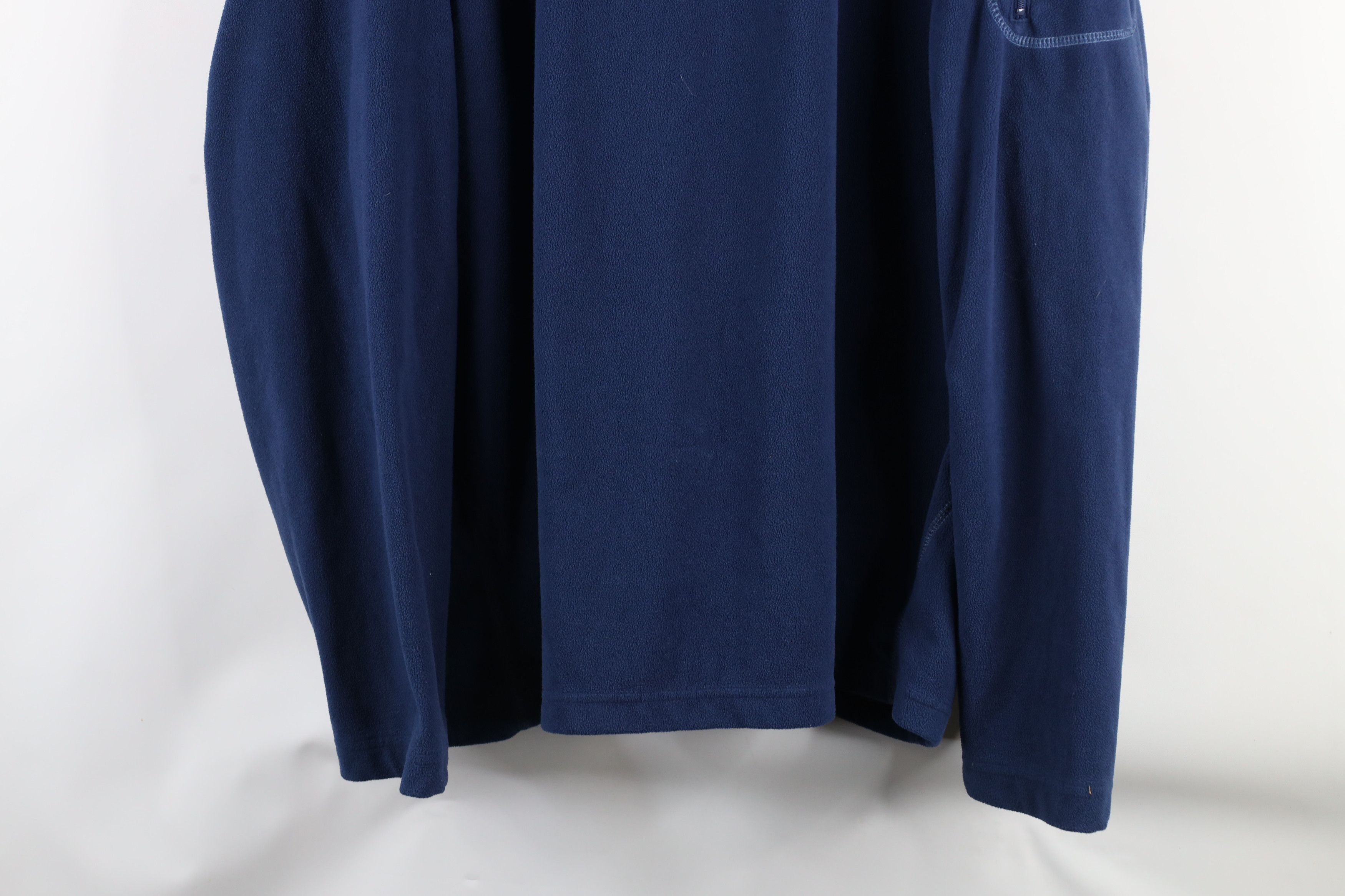 Cabelas × Vintage Vintage Cabelas Blank Fleece Crewneck Sweater Blue Polyester Size US XXL / EU 58 / 5 - 3 Thumbnail