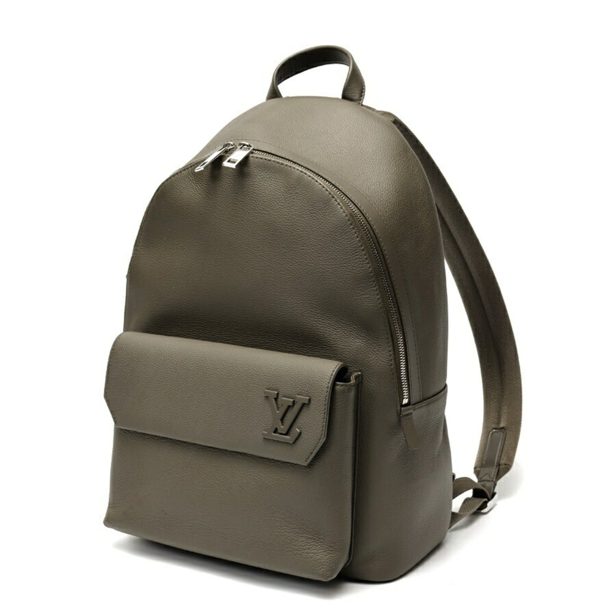 Louis Vuitton Louis Vuitton LV Aerogram Takeoff Backpack M21362 Leather Khaki Size ONE SIZE - 1 Thumbnail