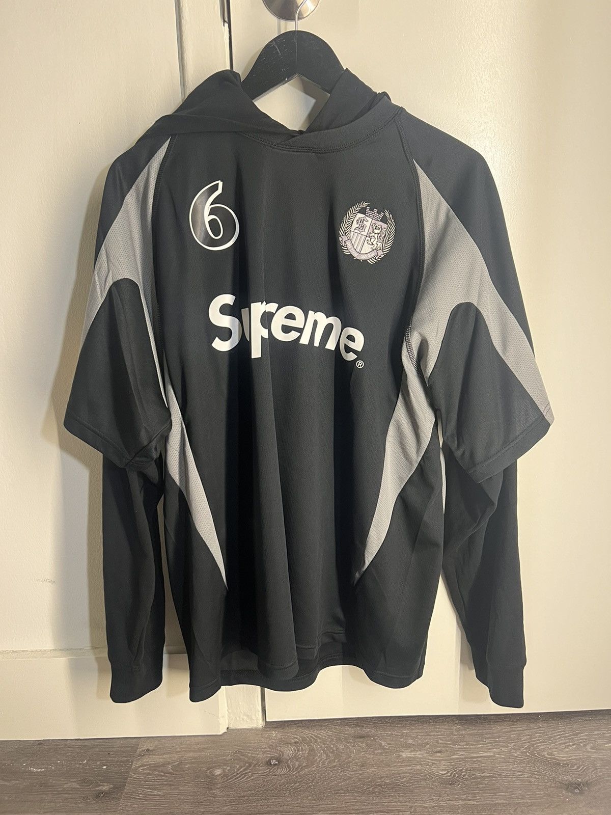Supreme Supreme Hooded Soccer Jersey Size US M / EU 48-50 / 2 - 2 Thumbnail