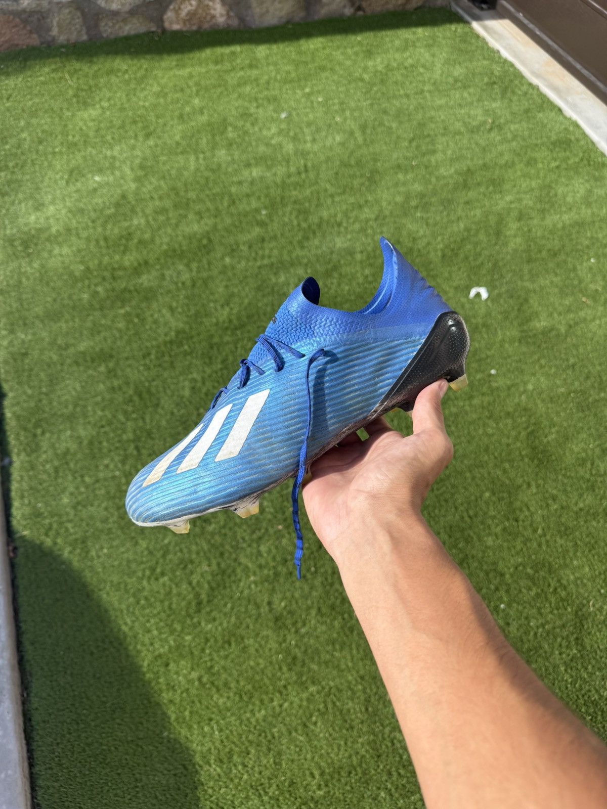 Adidas Blue Adidas X 19.1 soccer cleats Size US 10.5 / EU 43-44 - 1 Thumbnail