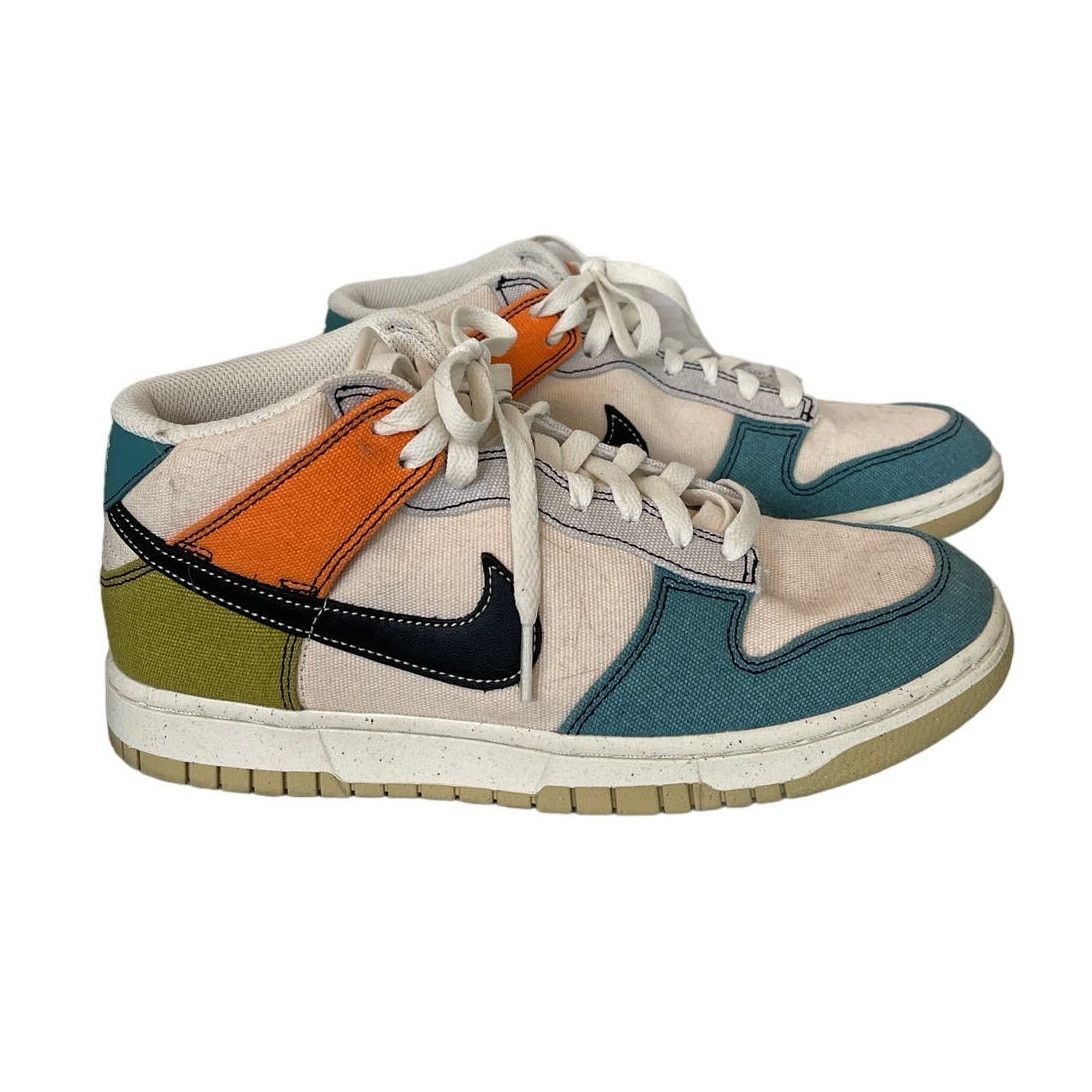 Nike Nike Dunk Mid Pale Ivory Multicolor Shoes Men size 7.5 Size US 7.5 / EU 40-41 - 2 Thumbnail