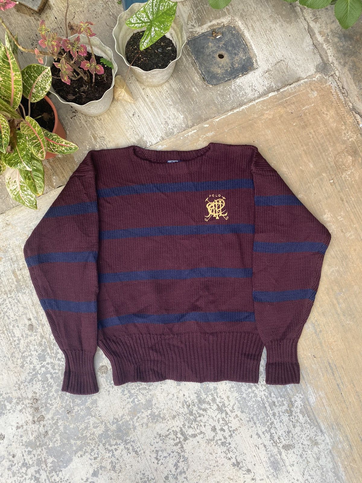 Polo Ralph Lauren Polo Ralph Lauren Wool Knit Sweater Size US L / EU 52-54 / 3 - 1 Thumbnail