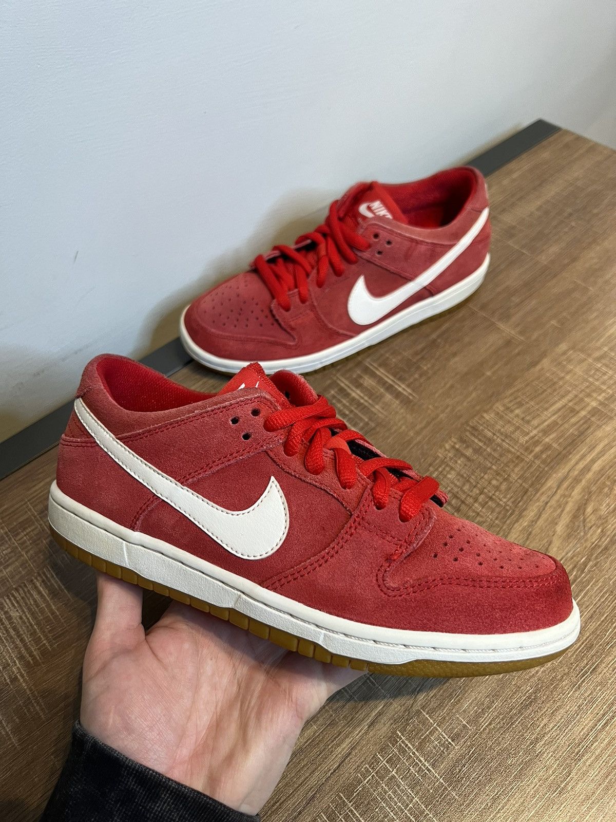 Nike Sample SB Dunk Low Pro Ishod Wair University Red Size