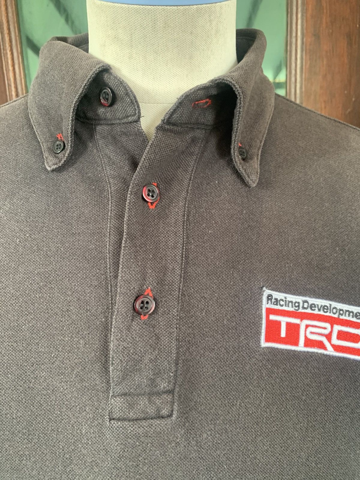 Vintage Vintage 90s Toyota TRD Racing Development Polo Shirt Size US L / EU 52-54 / 3 - 3 Thumbnail