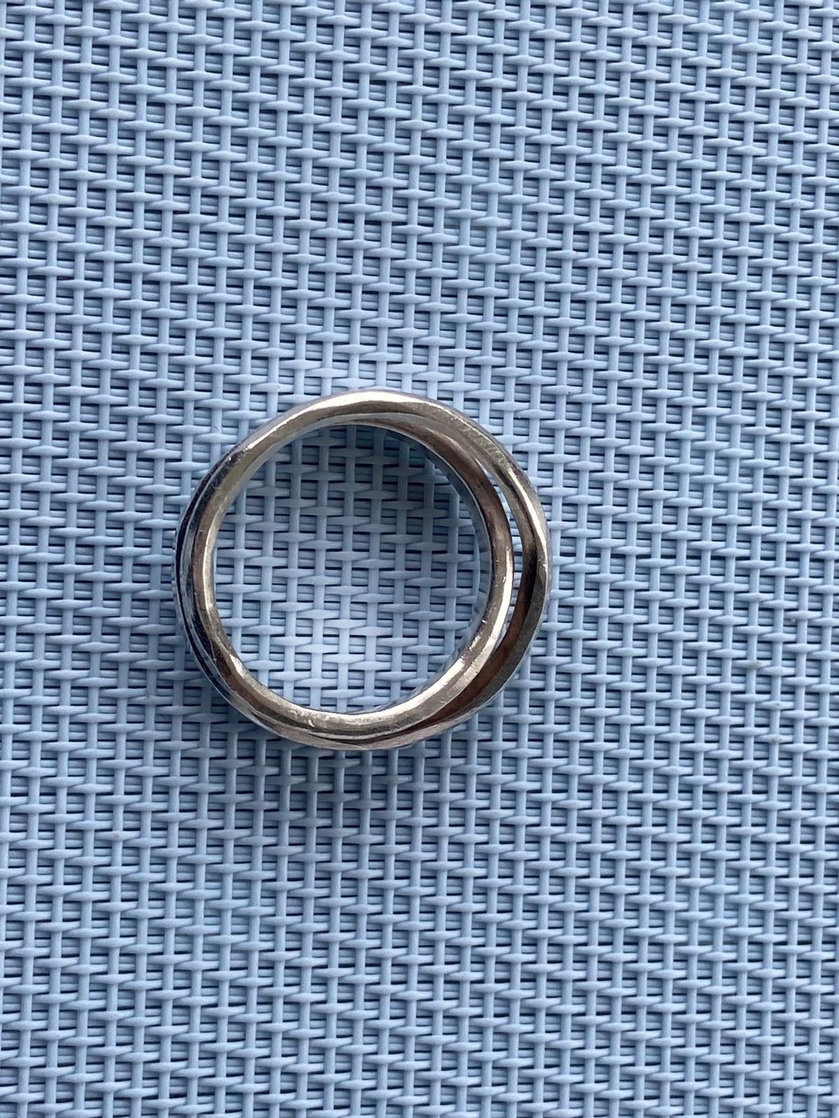 Werkstatt Munchen Werkstatt München duo interlacing 925 ring L Size ONE SIZE - 10 Thumbnail