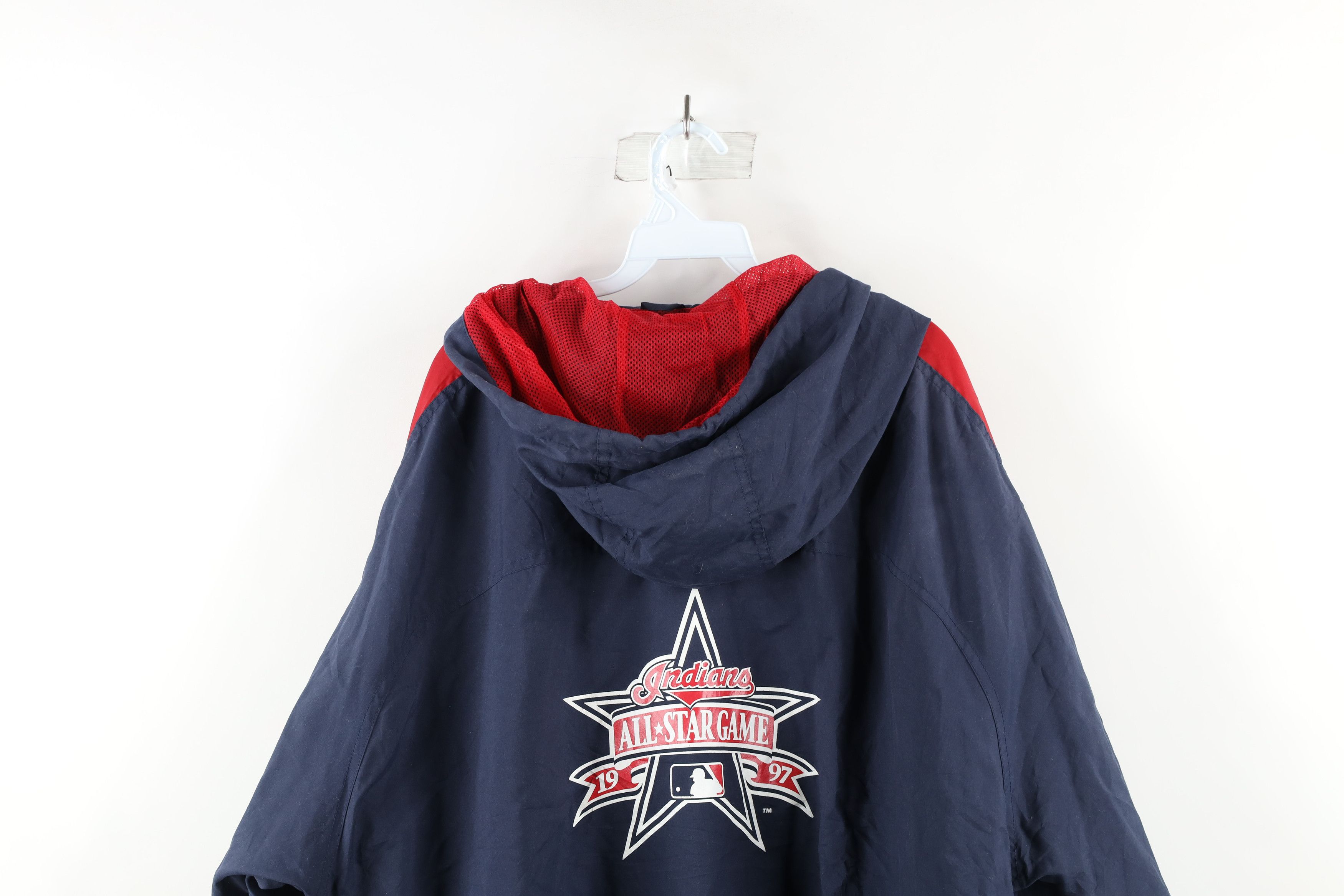 Vintage Vintage 90s Baseball All Star Game Cleveland Indians Jacket Size US XXL / EU 58 / 5 - 11 Thumbnail