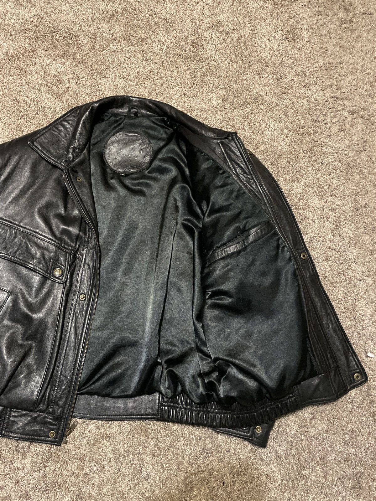 Vintage vintage leather jacket Size US L / EU 52-54 / 3 - 5 Thumbnail