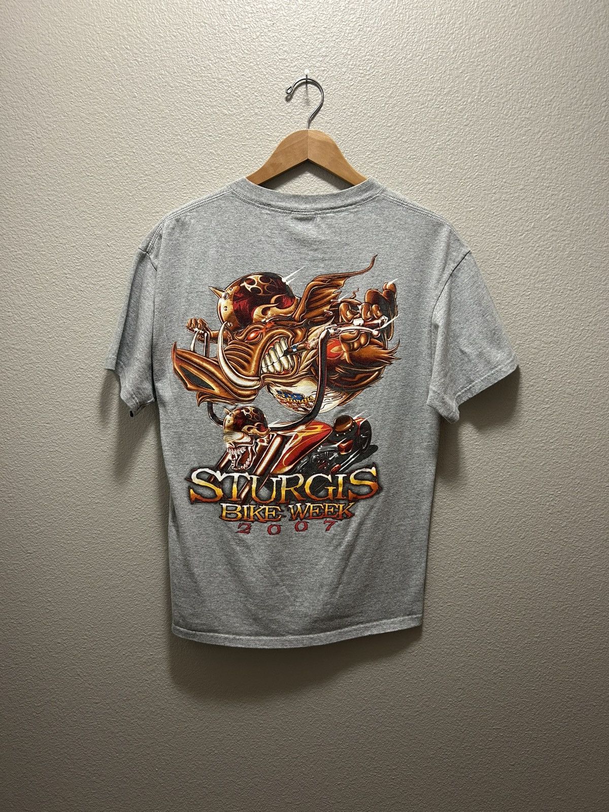 Vintage 2007 Sturgis Bike Week Tee Size US M / EU 48-50 / 2 - 1 Thumbnail