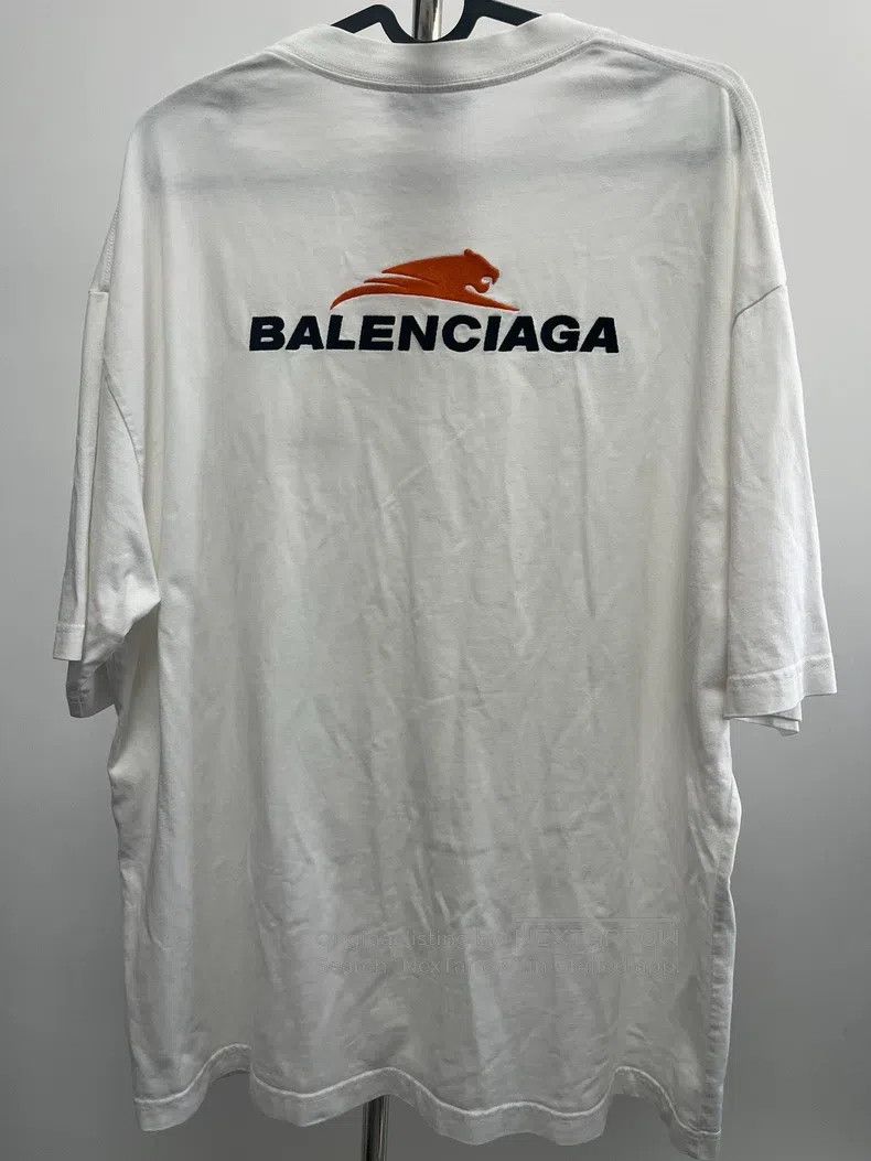 Balenciaga Balenciaga White Tiger Year Limited Embroidered Short Slee Size US M / EU 48-50 / 2 - 1 Thumbnail