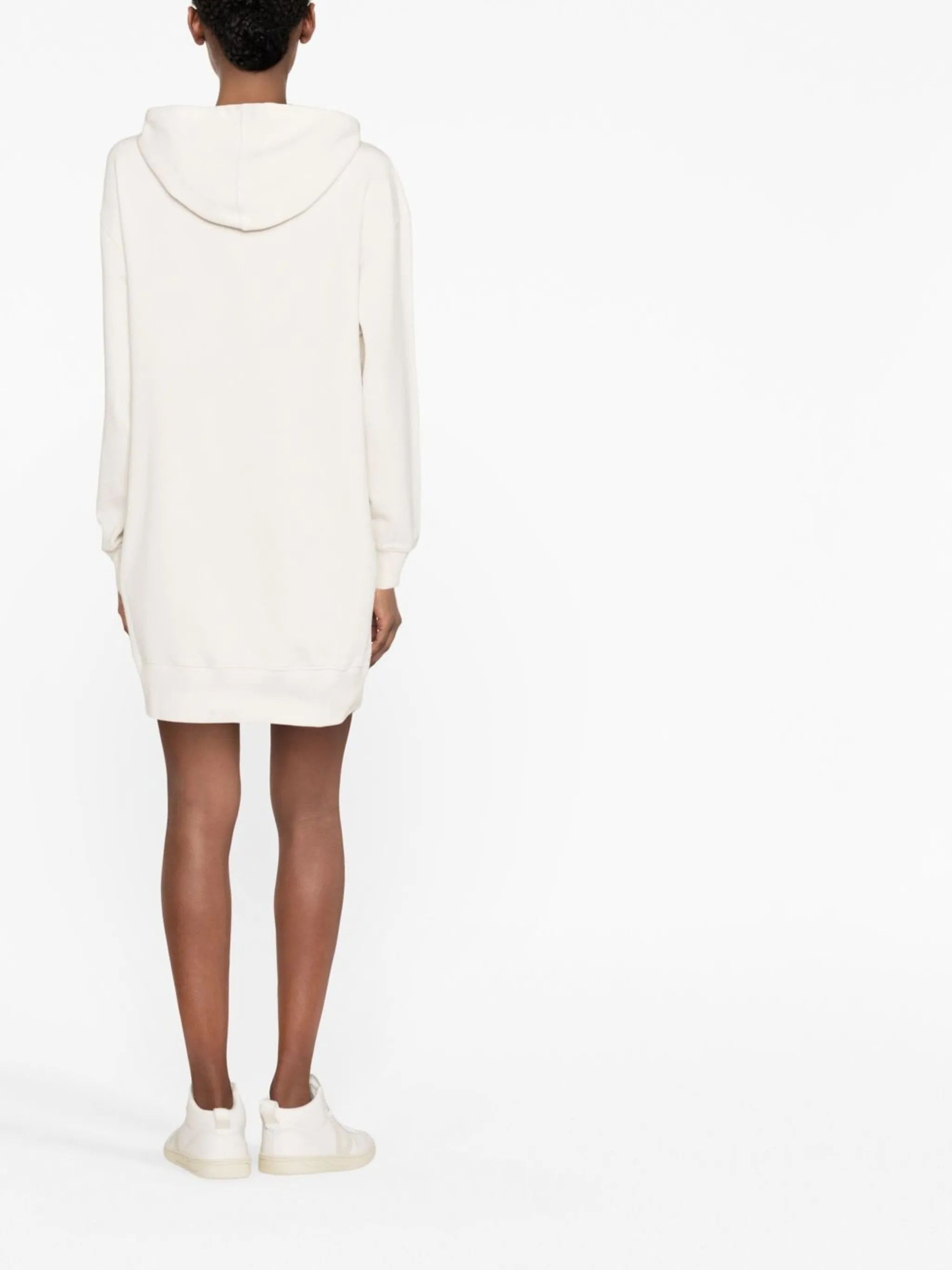 Golden Goose o1y0725 Mini Hooded Dress in Off-White Size S / US 4 / IT 40 - 4 Thumbnail