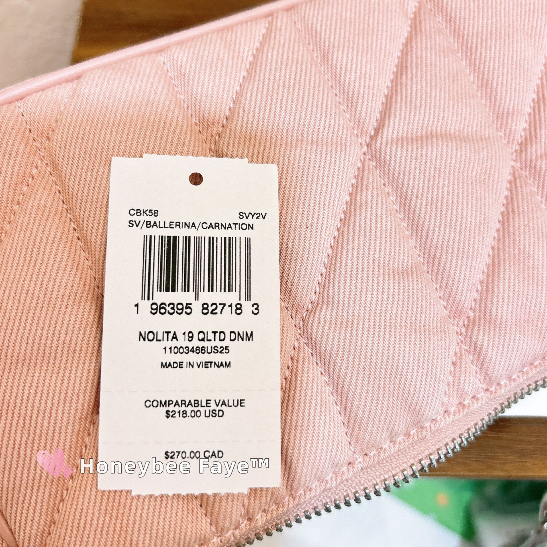 Coach Nolita 19 CBK58 Ballerina/Carnation Size ONE SIZE - 7 Thumbnail